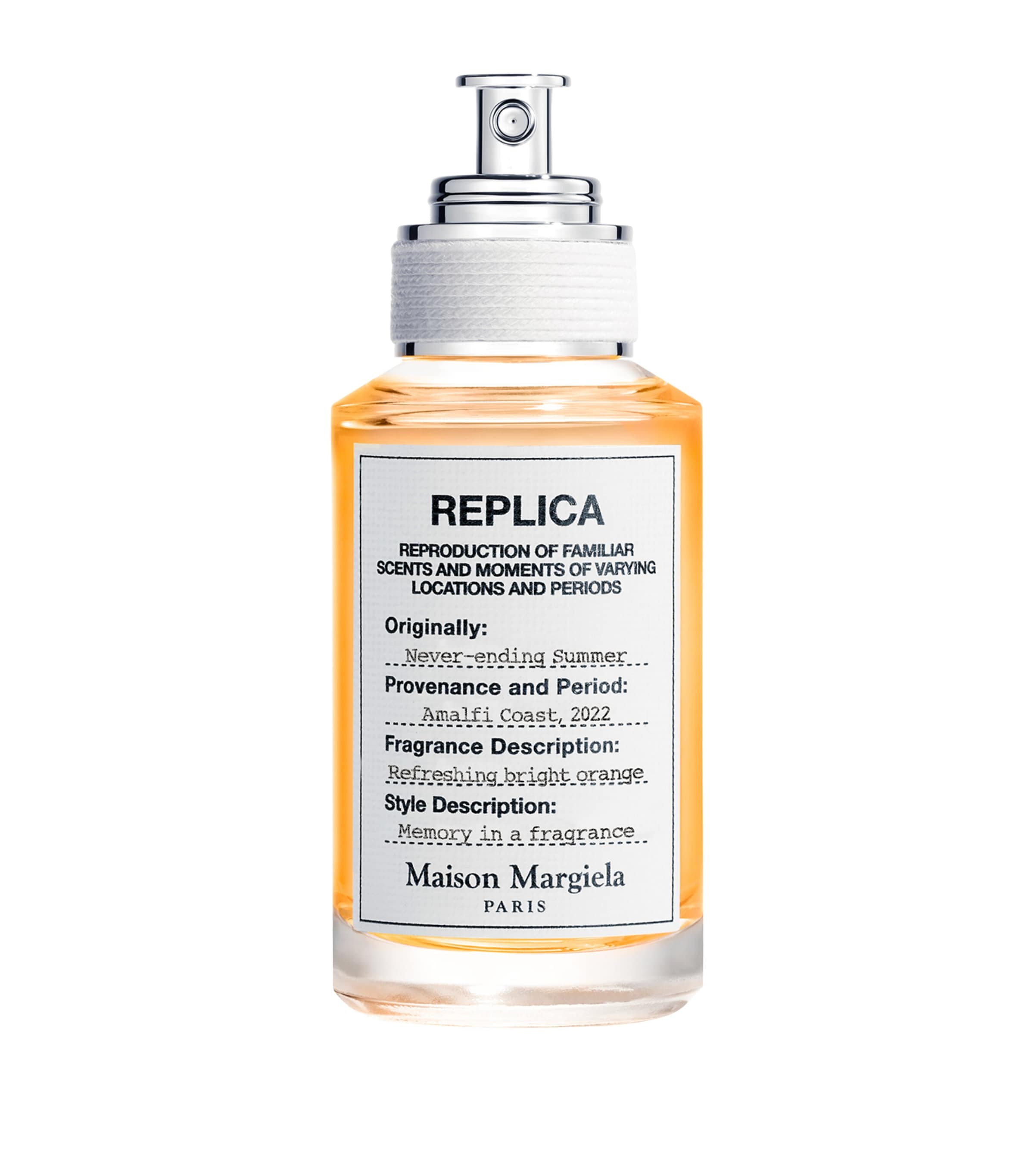 Maison Margiela Womens Replica Never Ending Summer Eau De Toilette 30ml In Yellow