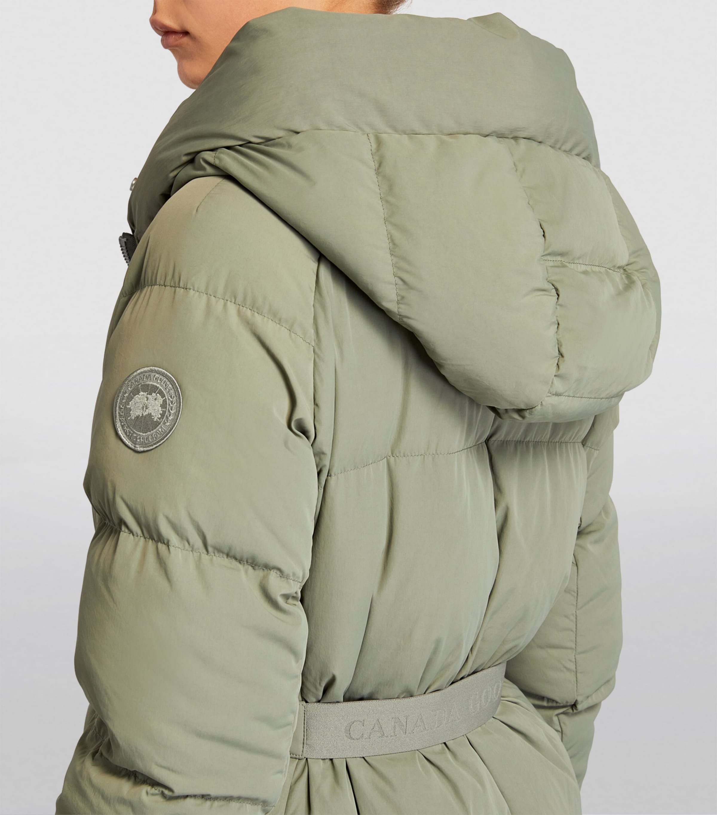Down-Filled Marlow Padded Coat 852 SAGEBUSH Image 6