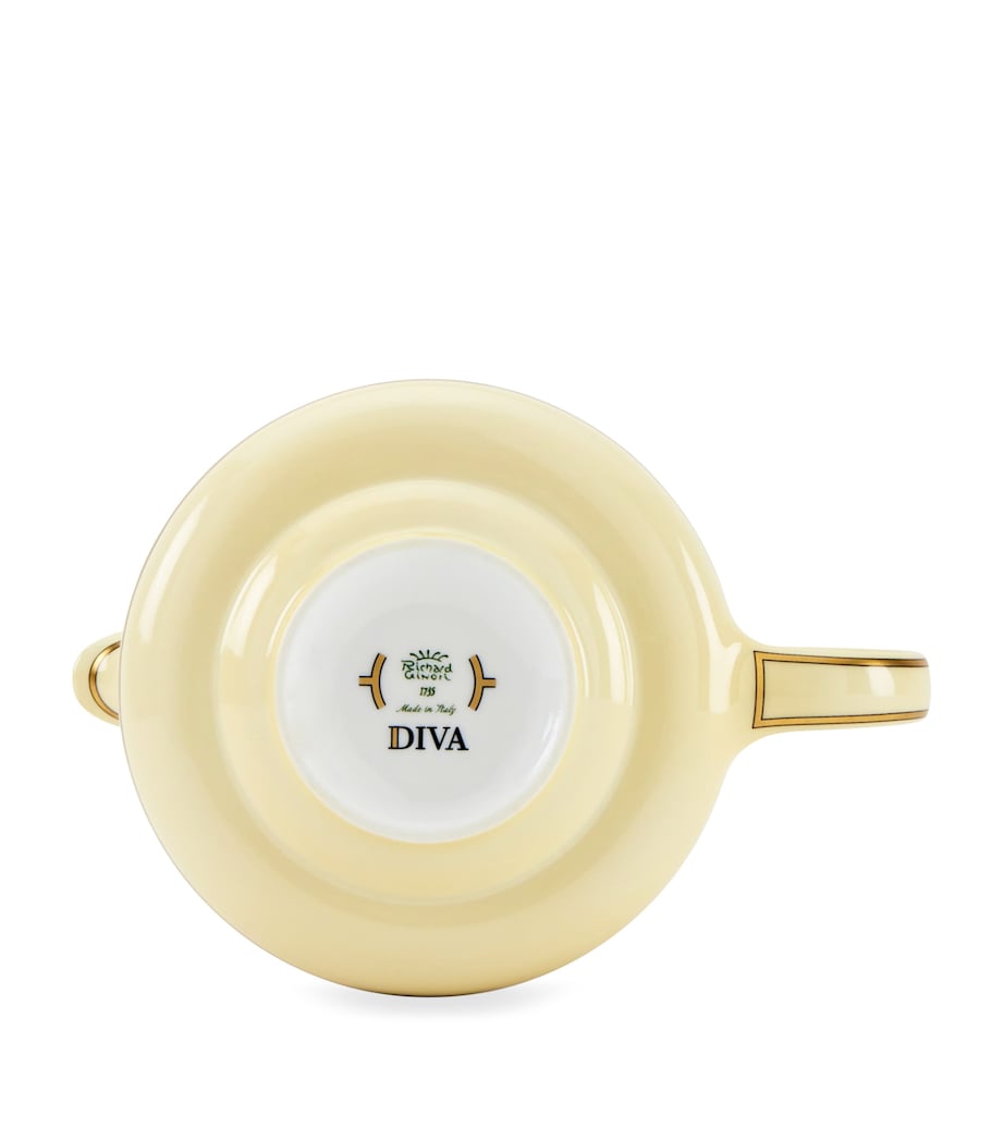 Porcelain Colonna Diva Giallo Teapot (770ml) G00134901 Image 3