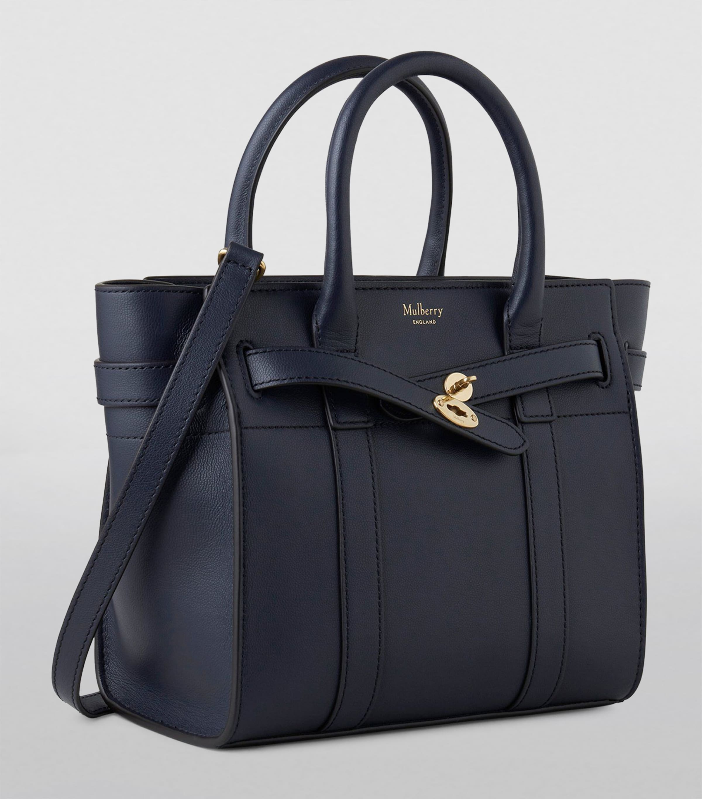 Mulberry Mini Bayswater Cross-Body Bag Night Sky Image 4