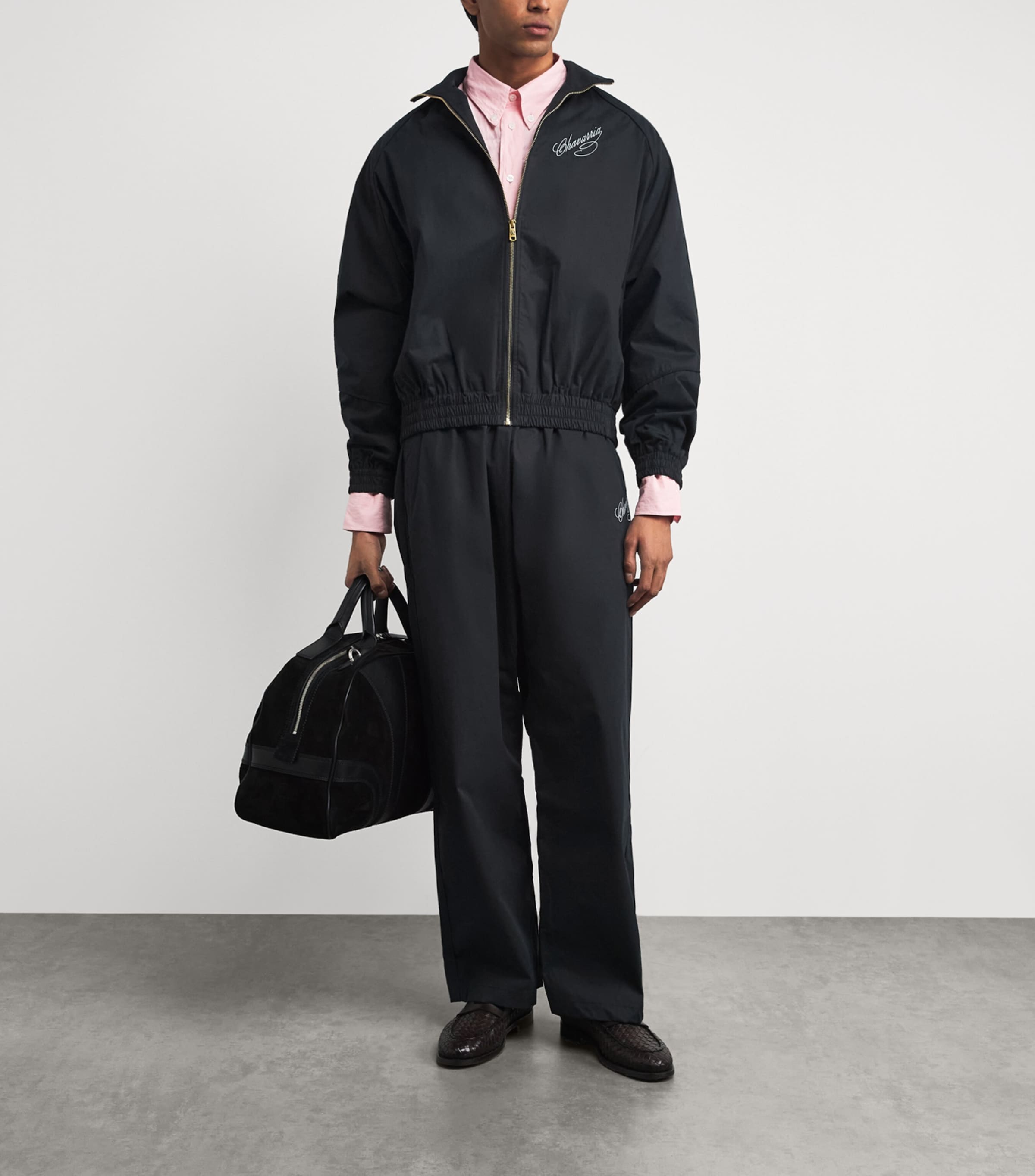 Willy Chavarria Mens Ruff Rider Track Trousers Black Image 2