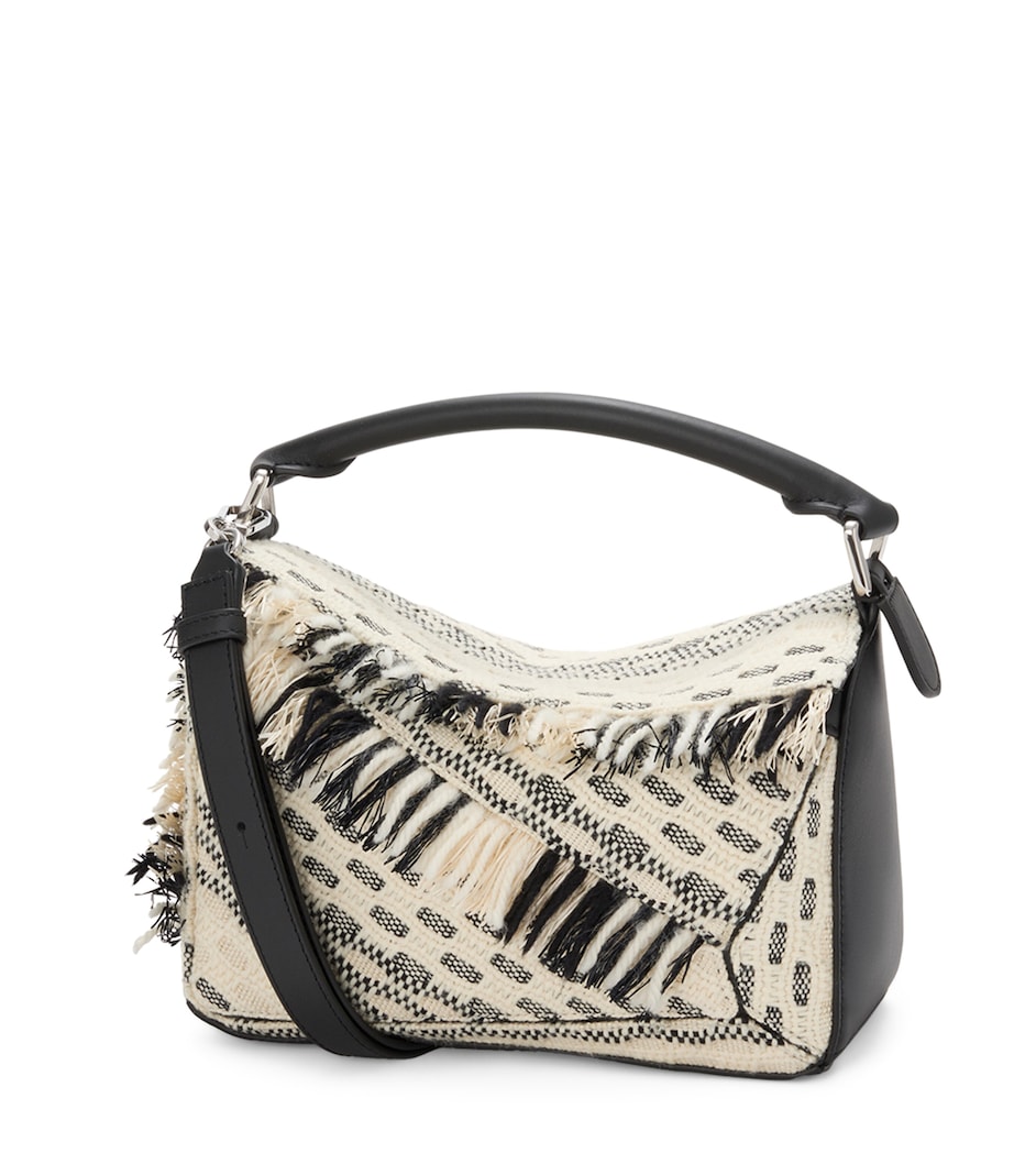 x Albers Puzzle Top-Handle Bag BLACK/WHITE Image 1