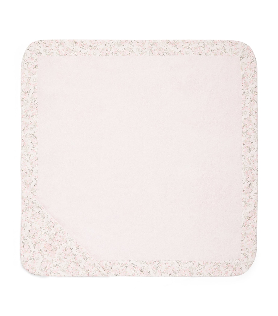 Cotton Hooded Rose Bath Towel 31ROSE PALE Image 1