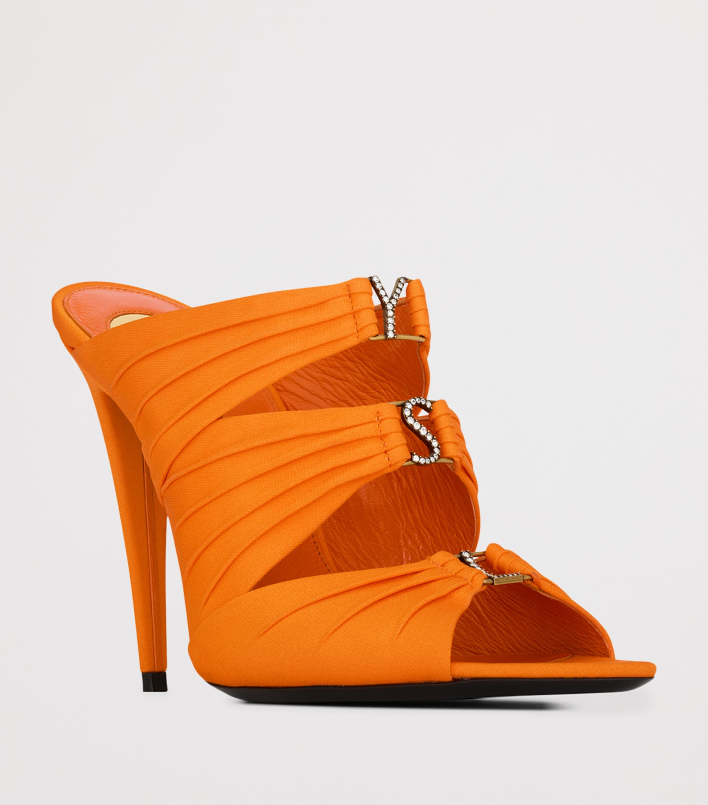 Satin Emilie Mules 110 7534 Image 3