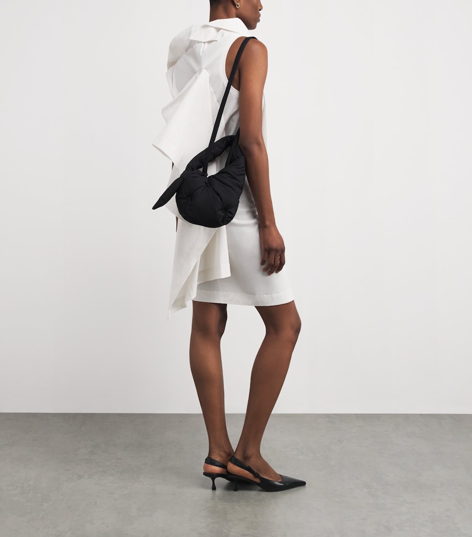 Pumped Top-Handle Bag BLACK Image 2