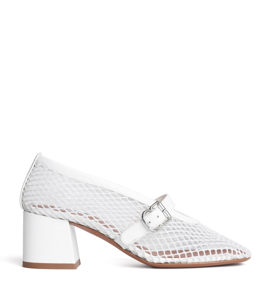 Alaïa Mesh Babies Pumps 55 Optical White Image 1