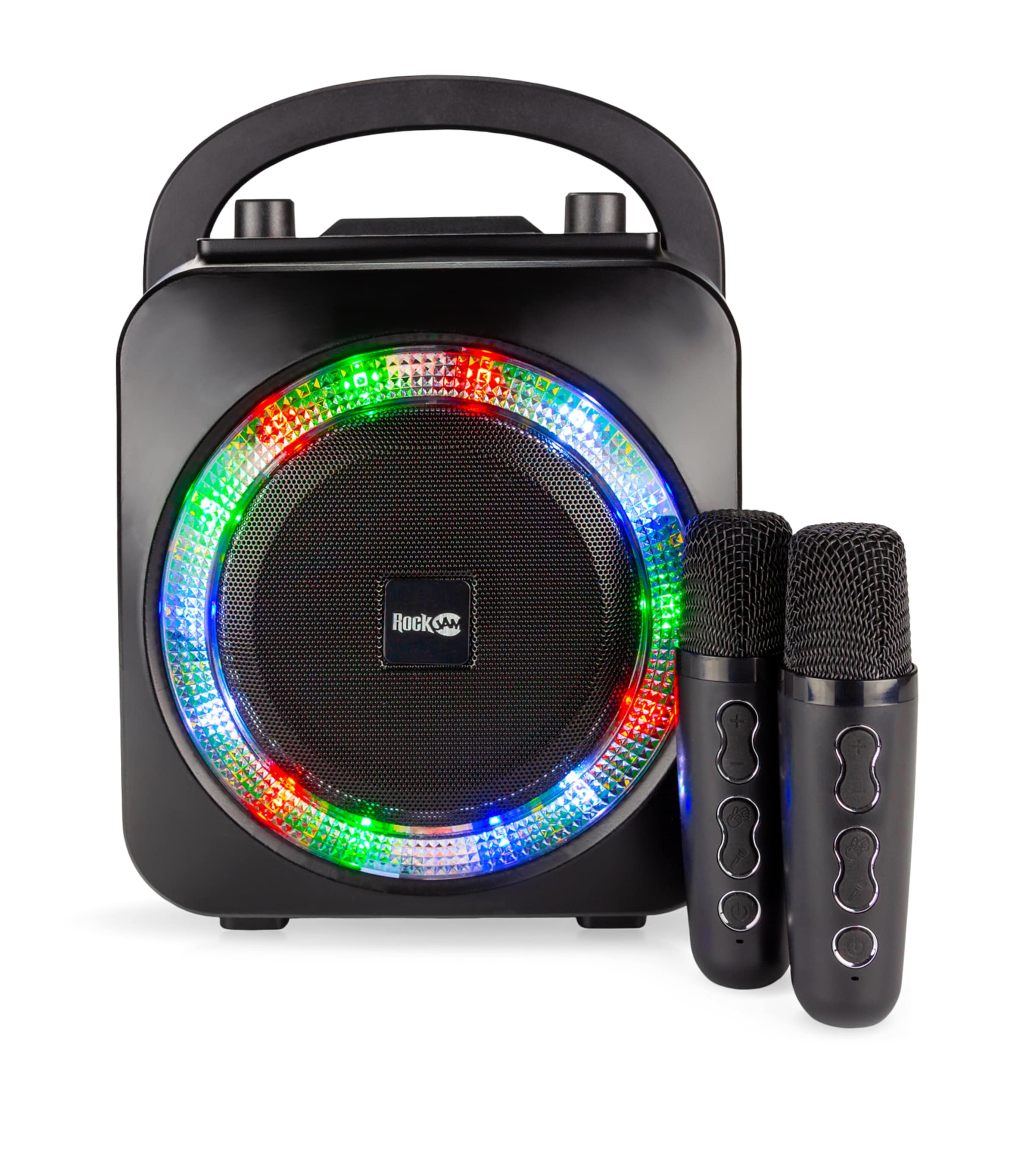 Rock Jam Rechargeable Bluetooth Karaoke Machine with 2 Wireless Microphones | Kids New In | Toys | Electronic Toys