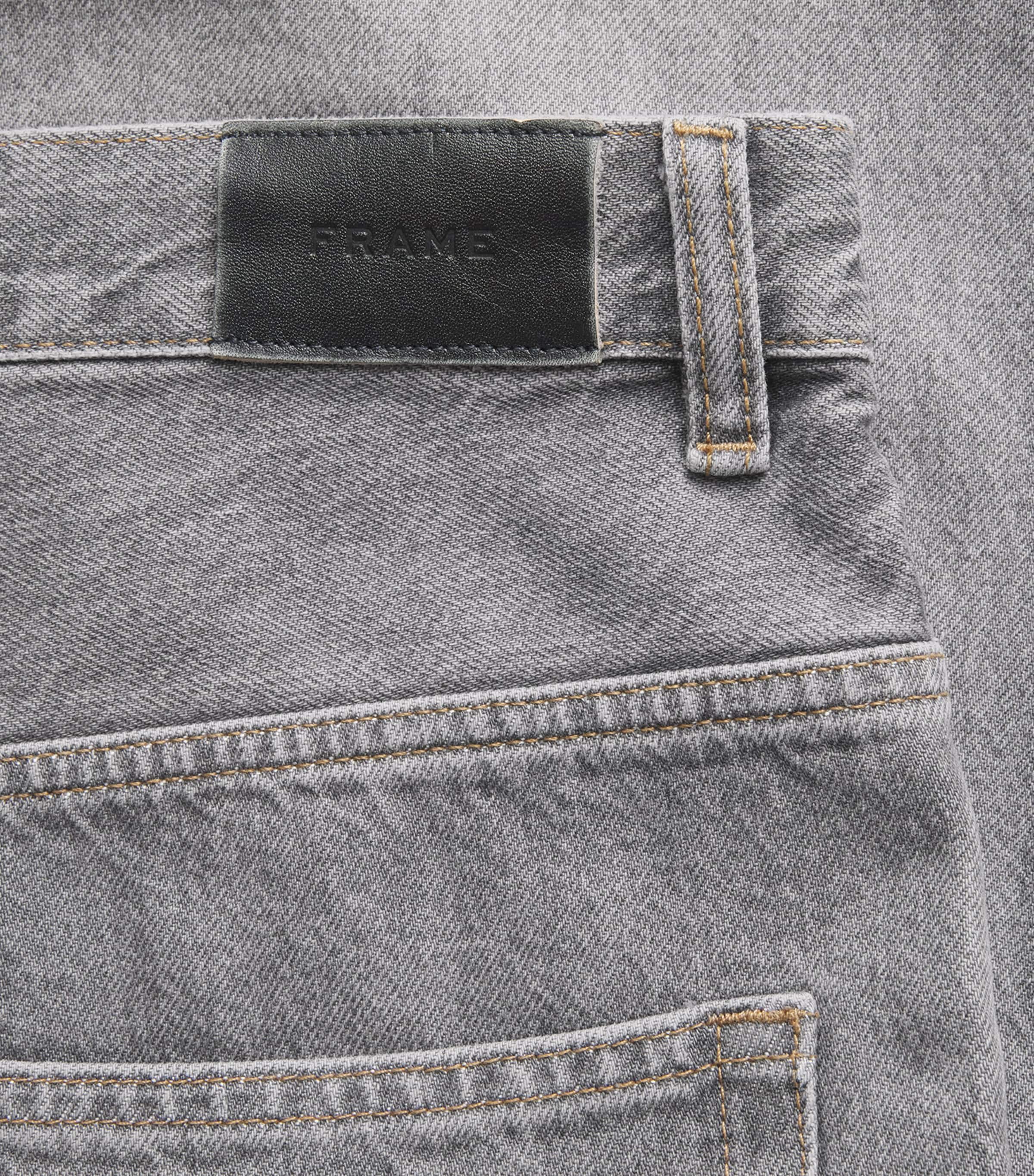 FRAME Mens Acid-Wash Baggy Jeans Ironclad Image 6