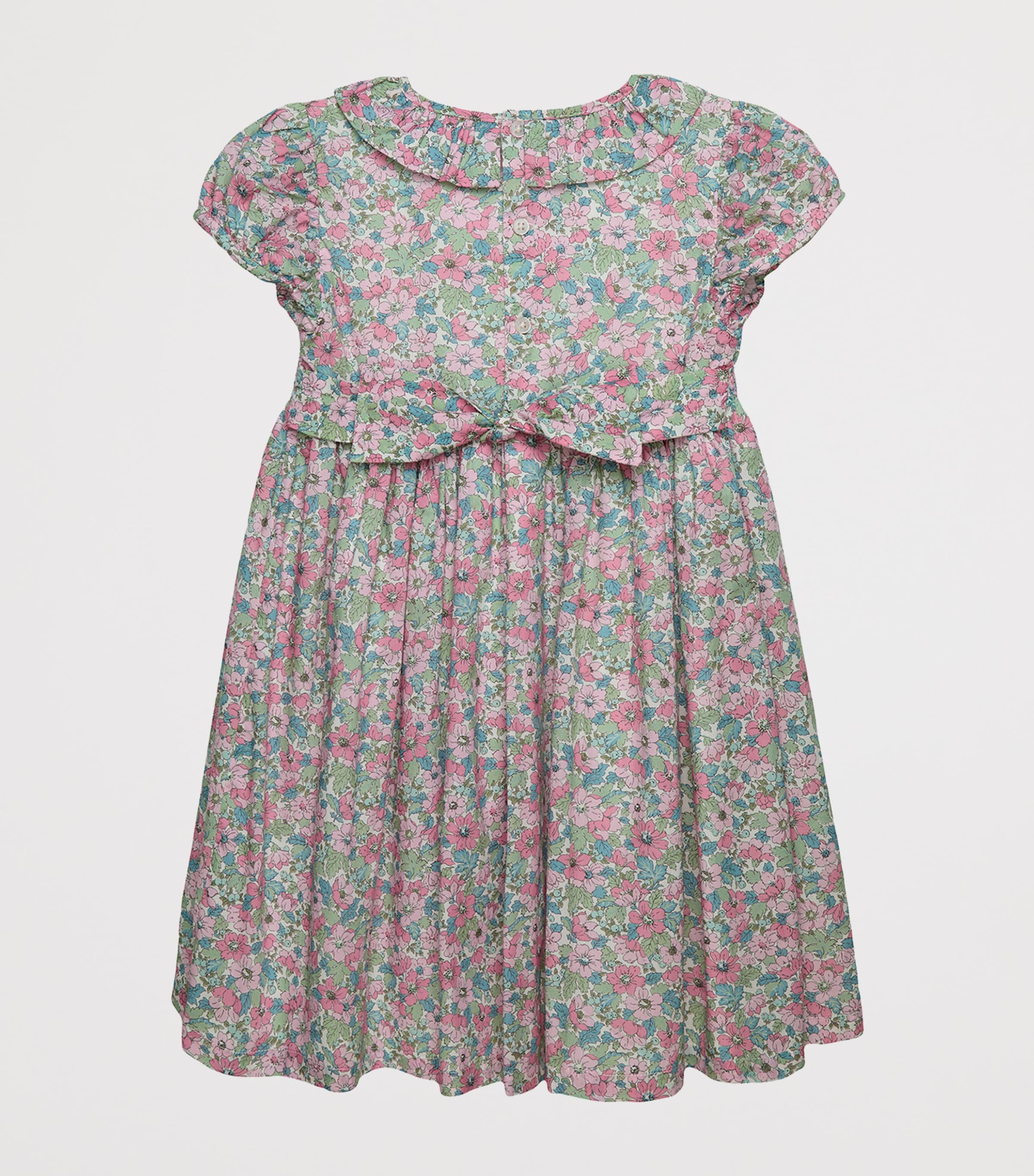 Cotton Liberty Print Dress (6-11 Years) PINK DAHLIA Image 2