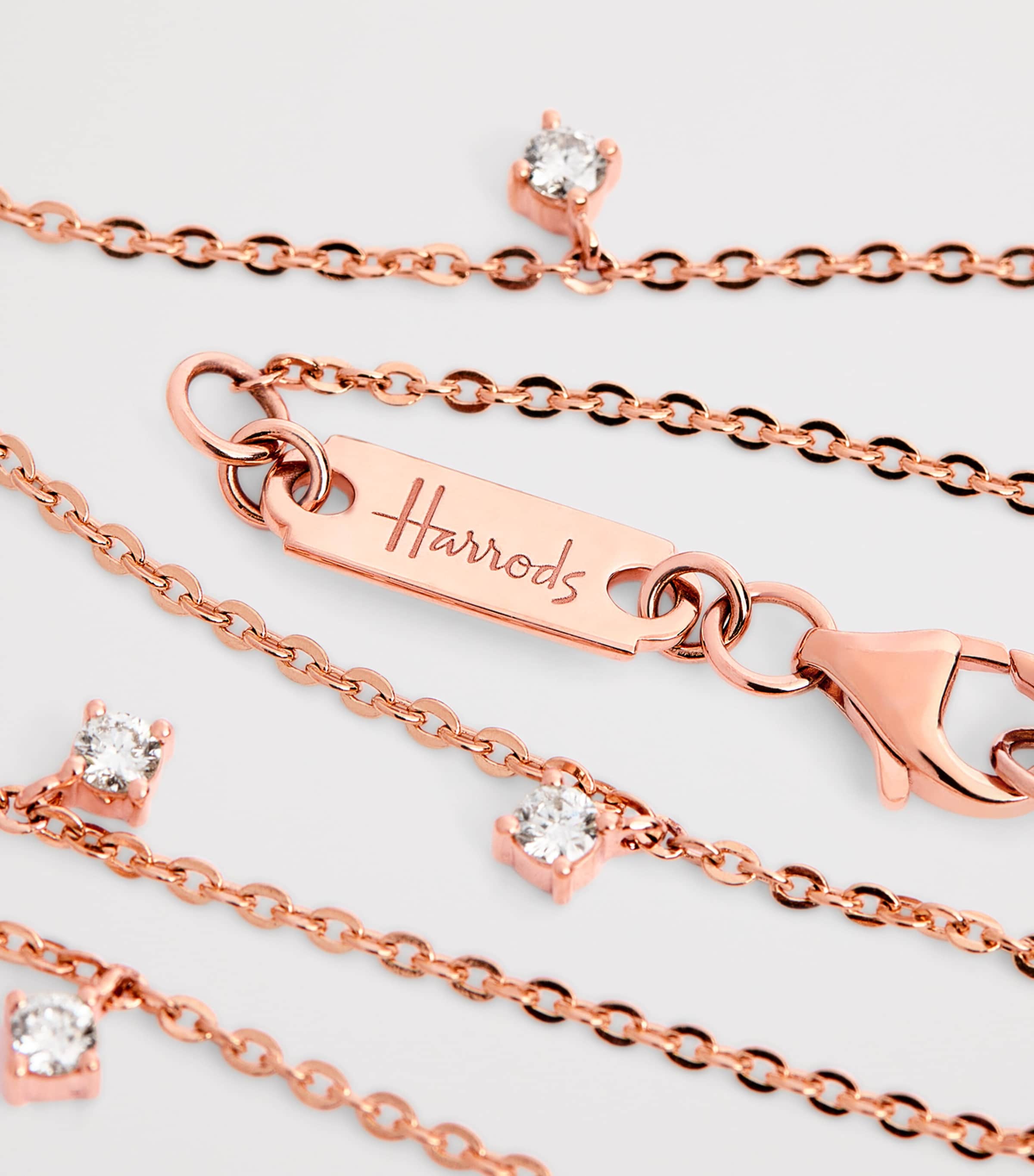 Rose Gold and Diamond Necklace (0.60ct) ROSE GOLD Image 6