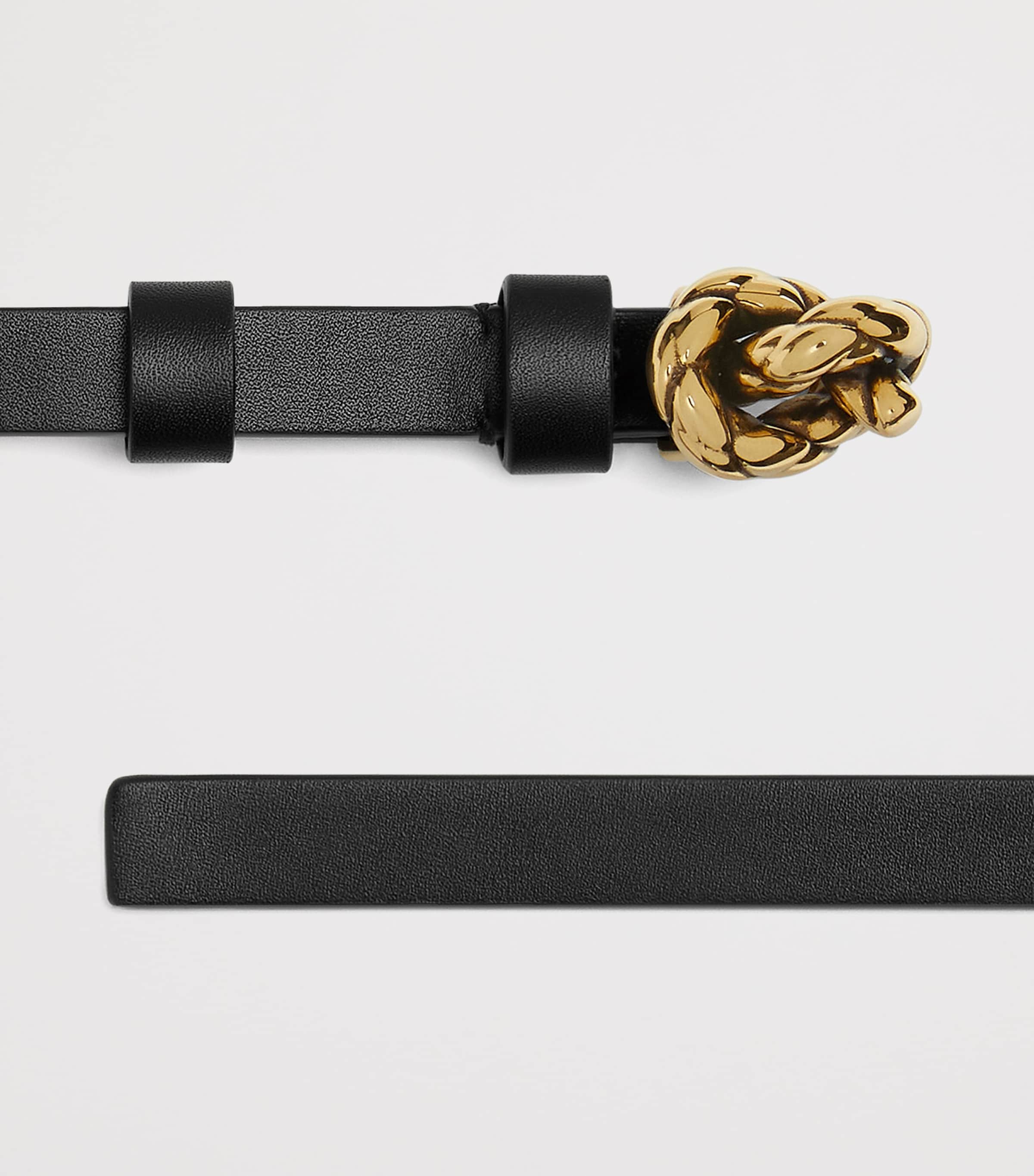 Leather Intreccio Knot Belt 1019 Image 3