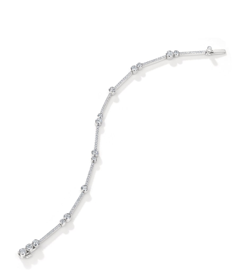 Platinum and Diamond Waterfall Bracelet PLATINUM Image 1