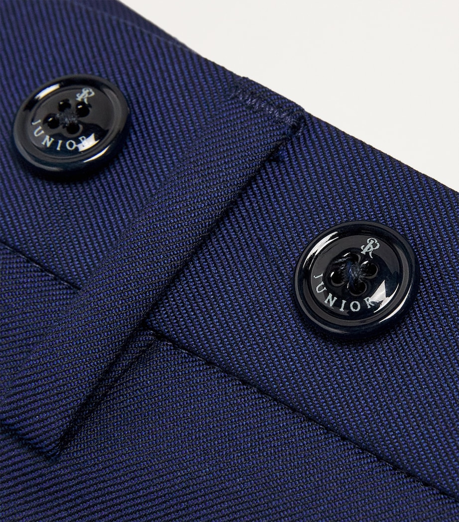 Wool Tailored Trousers (4-16 Years) 002 DARK BLUE Image 3
