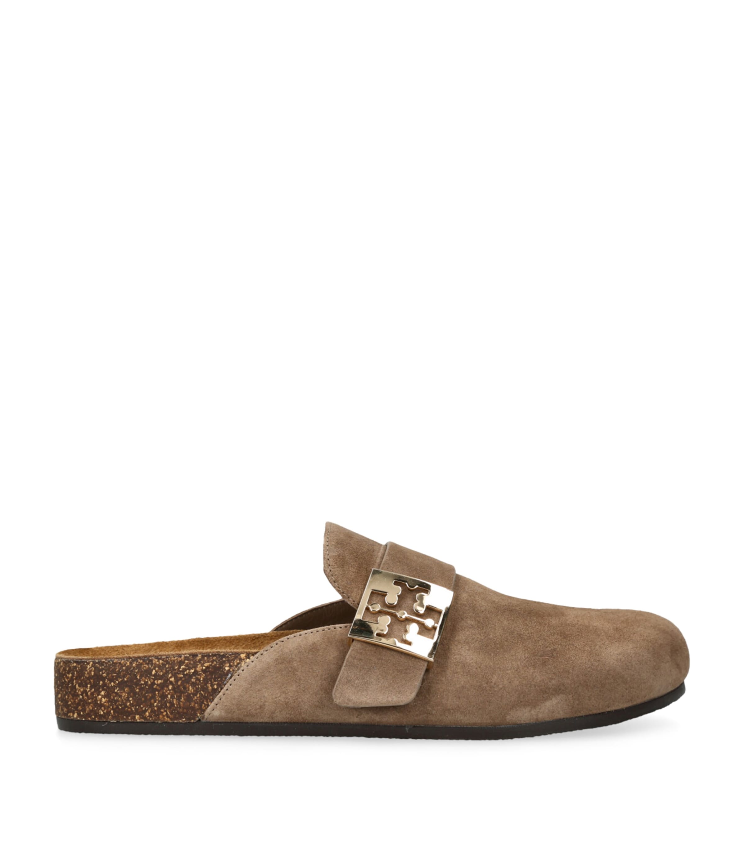 Tory Burch Mellow Logo Shearling Flat Mules