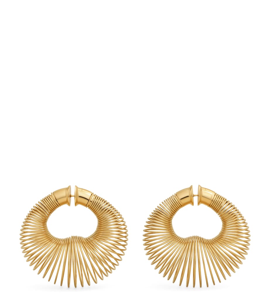Alaïa Spiral Hoop Earrings Or Image 1