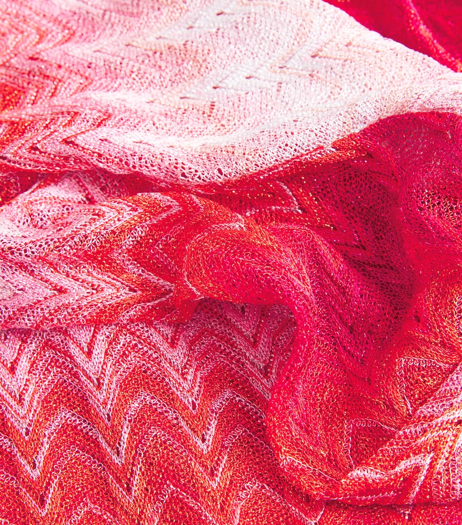 Ombré One-Shoulder Mini Dress S416Z MULTI RED Image 5