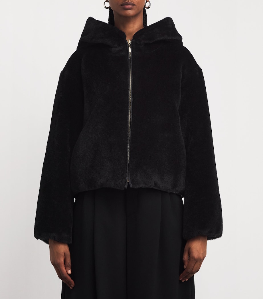 Reversible Quilted Jacket BLACK Image 6