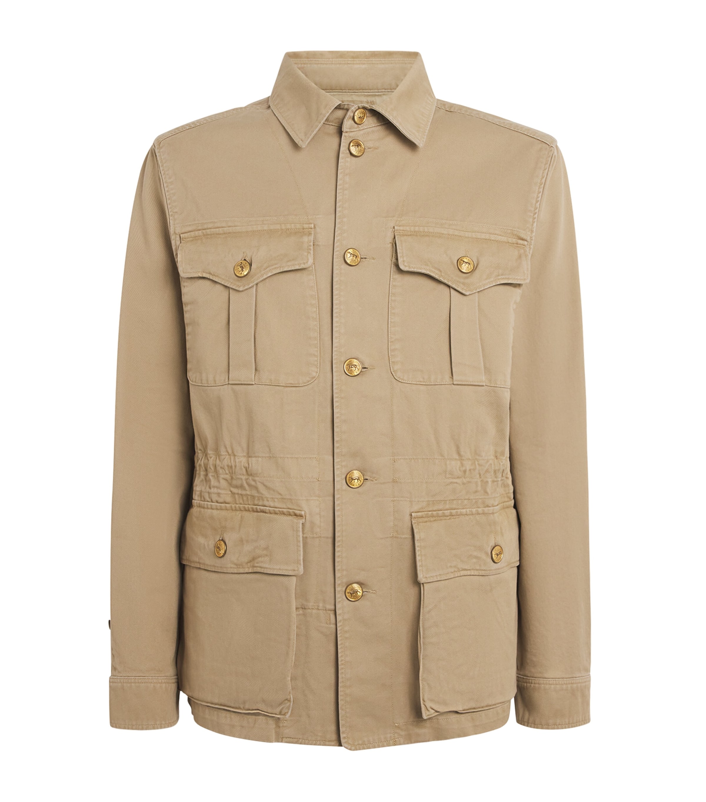 Polo Ralph Lauren Mens Cotton Crestwood Utility Jacket Surrey Tan X Image 1