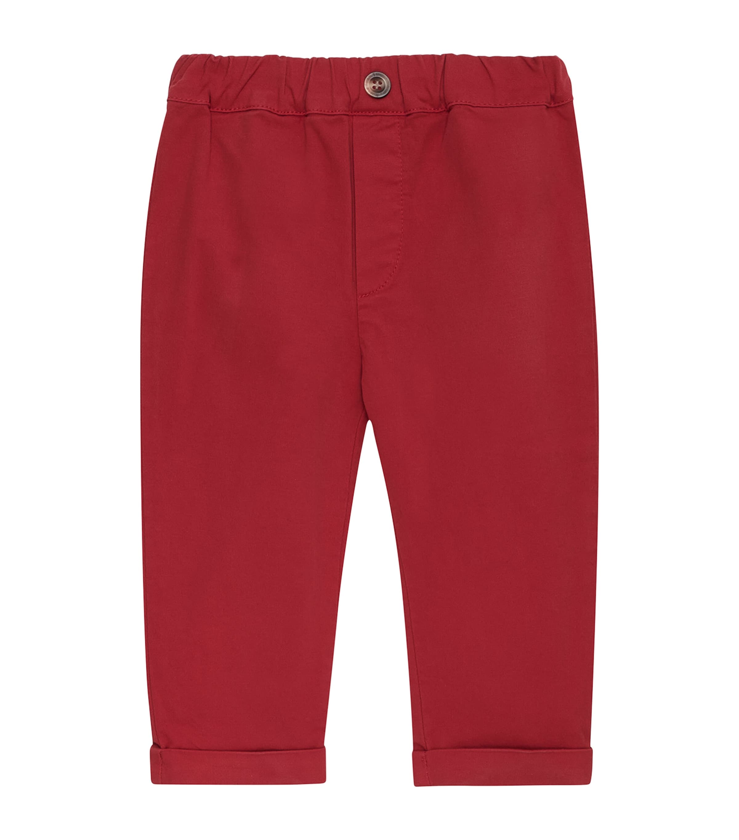 Trotters Stretch-cotton Jacob Trousers In Red