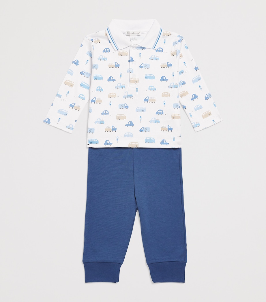 Pima Cotton Stop & Go Top and Trousers Set (3-24 Months) K999MULTI Image 3