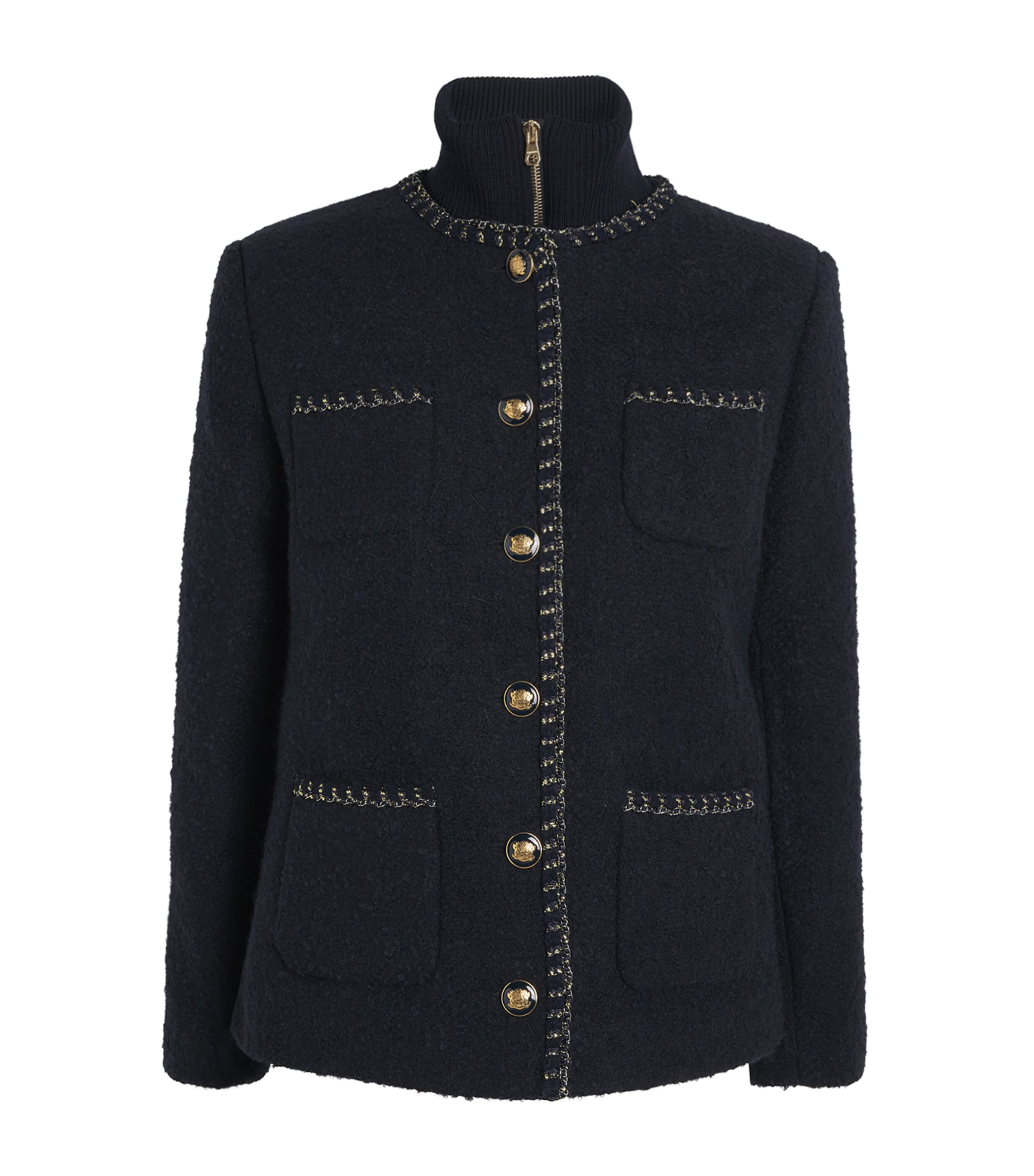 Tweed Jacket NAVY BLUE Image 1