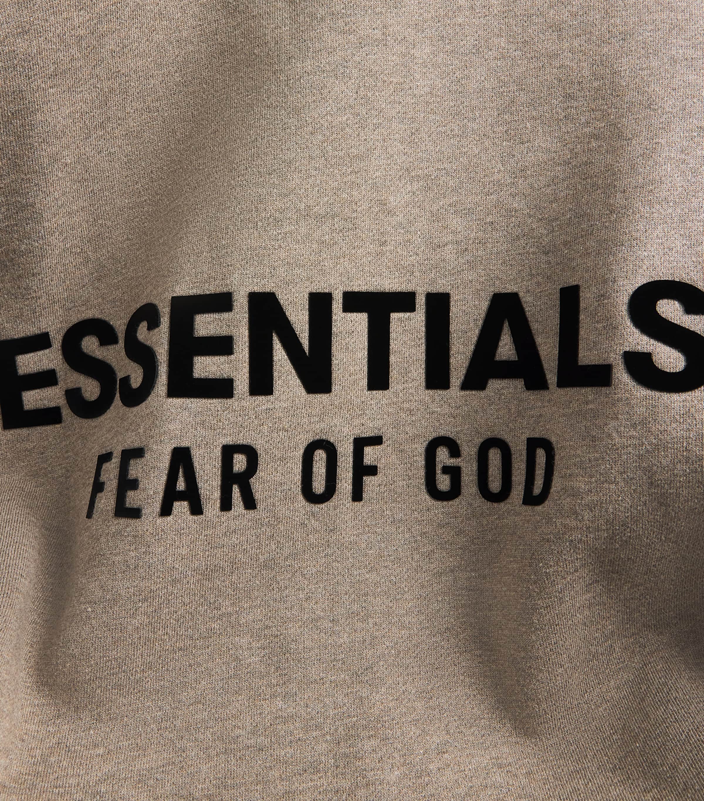 FEAR OF GOD ESSENTIALS Mens Classic Fit Hoodie Homestead Heather Image 6