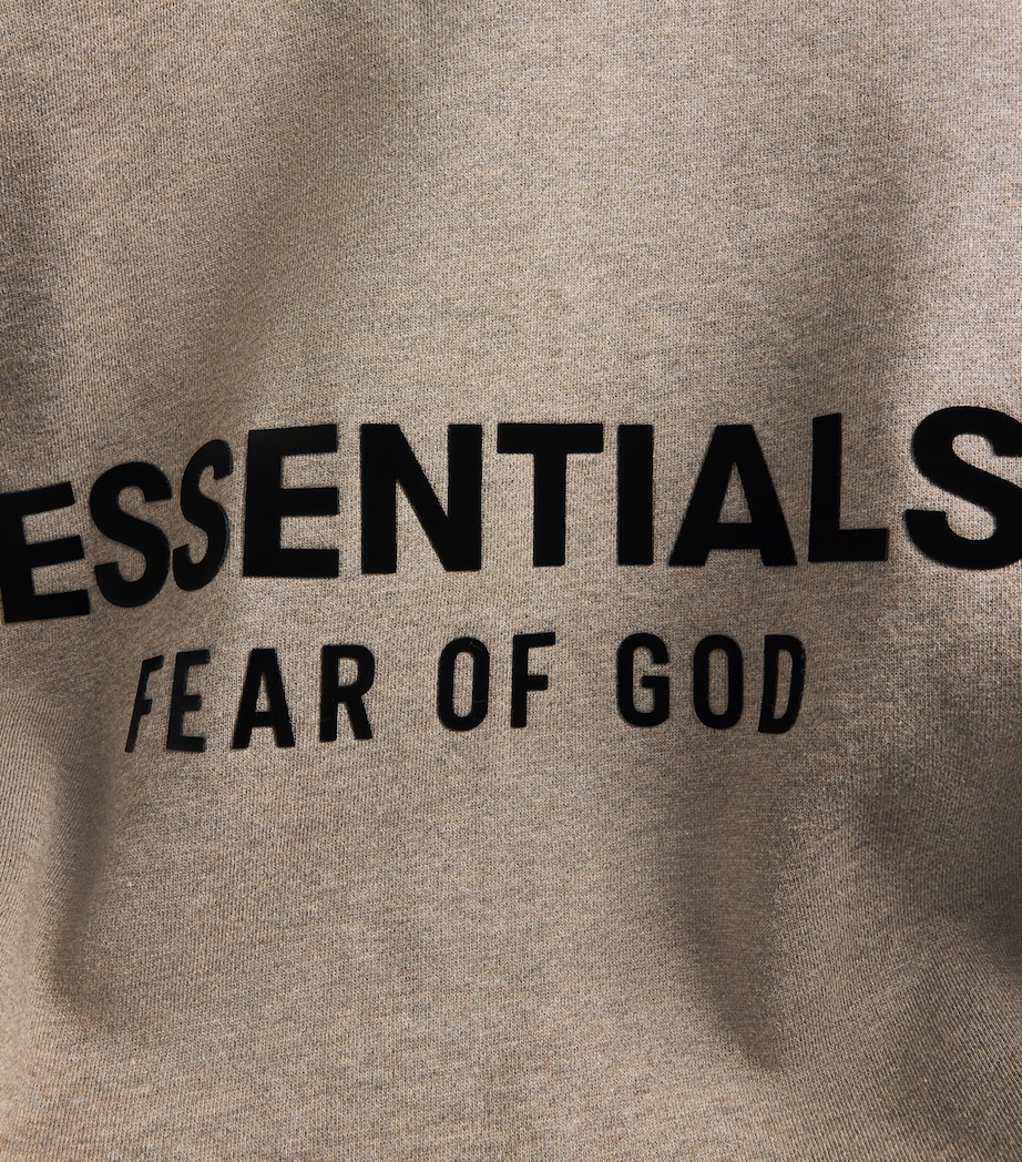FEAR OF GOD ESSENTIALS Mens Classic Fit Hoodie Homestead Heather Image 6
