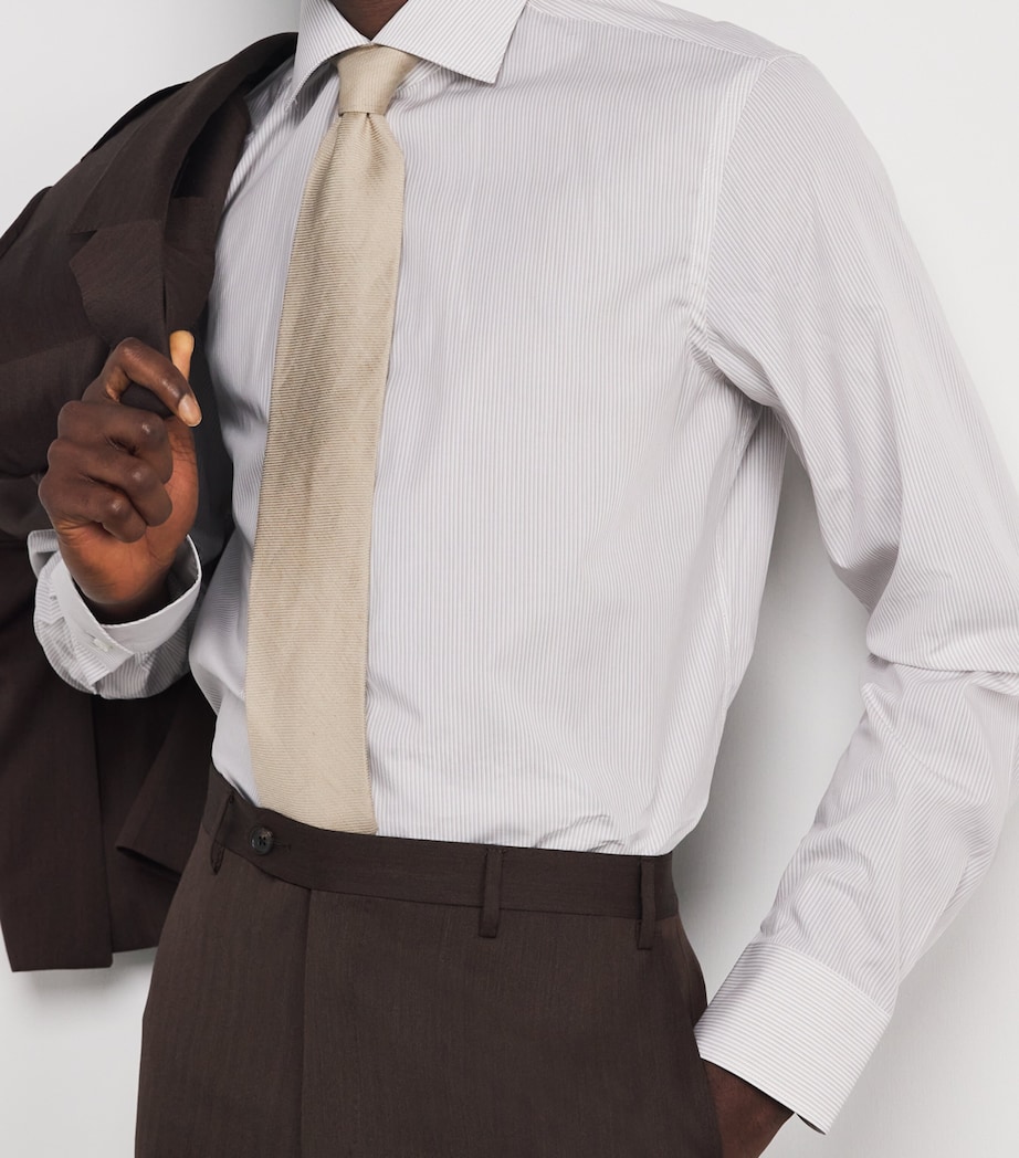 Cotton Stripe Shirt 501 Image 6