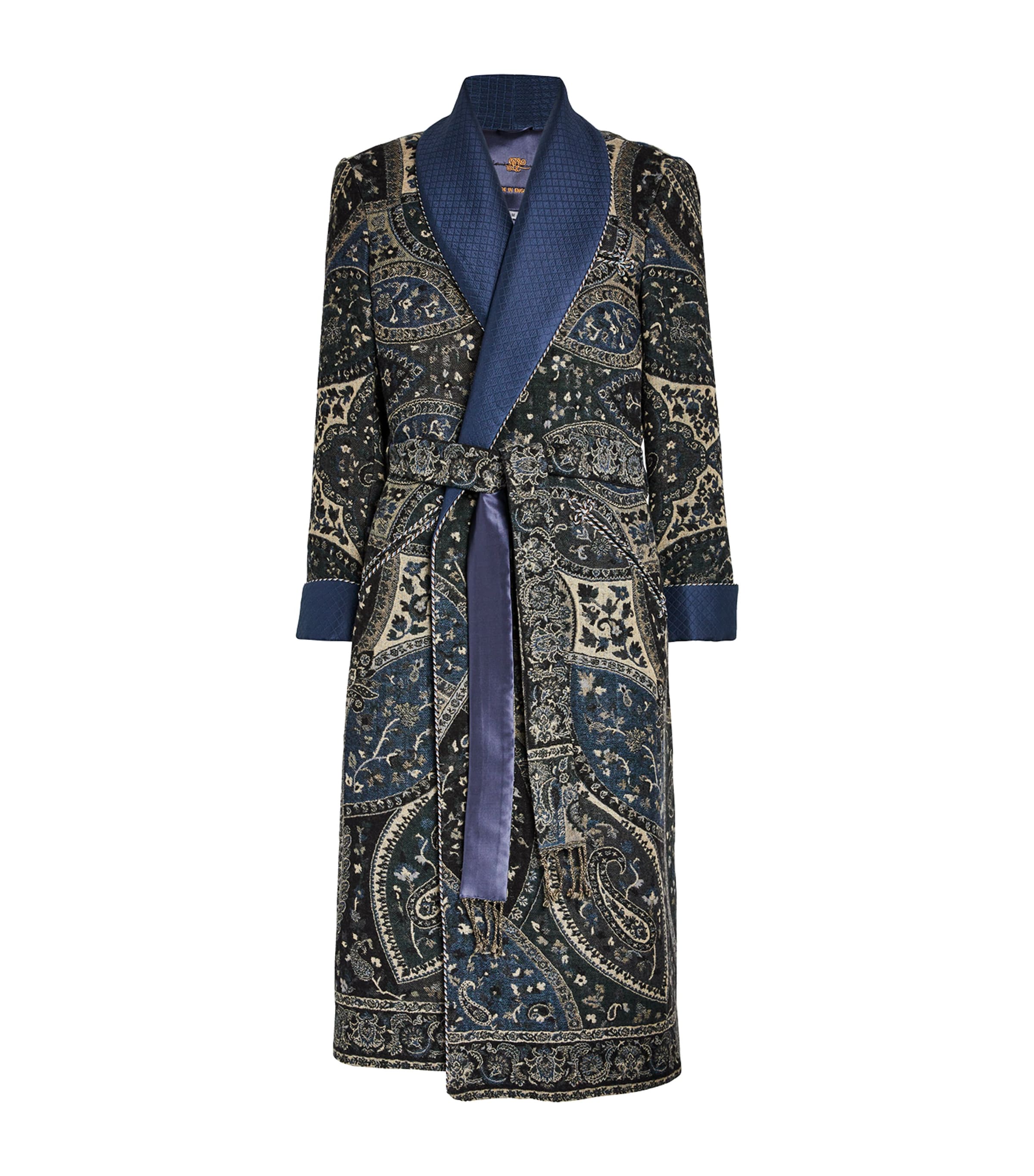 Daniel Hanson Paisley Jacquard Dressing Gown