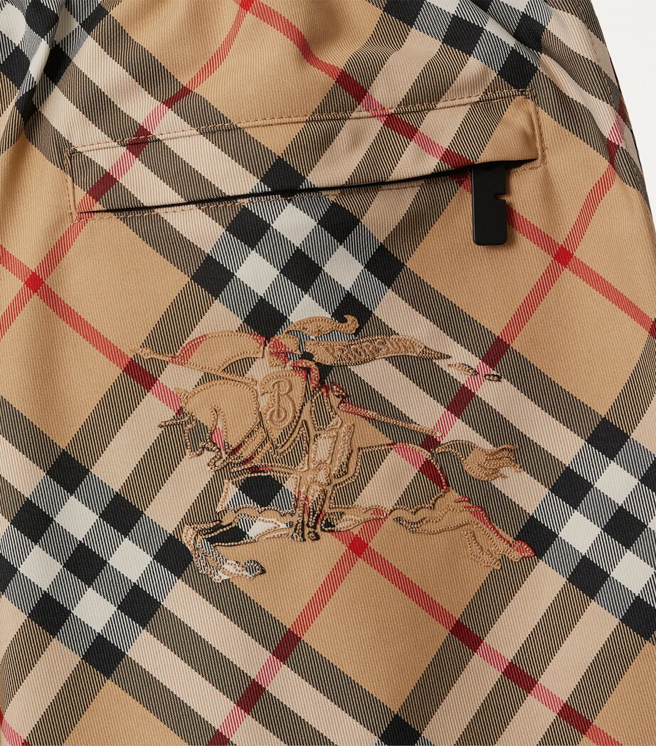 Twill Check Shorts SAND IP CHECK Image 5