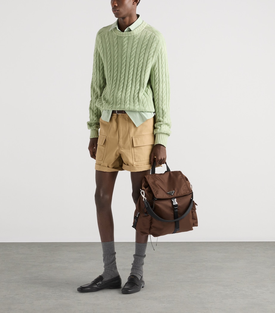 Prada Mens Stretch-Cotton Shirt Image 2