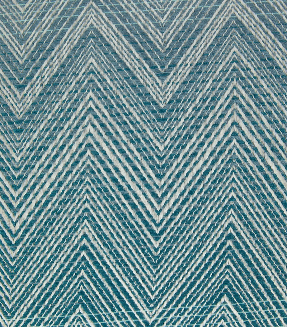 Missoni Home Wool Timmy Cushion (40cm x 40cm) Teal/white Image 4