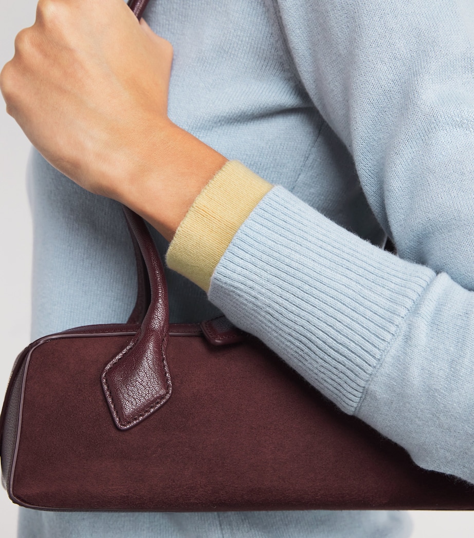 Cotton-Cashmere Polo Sweater LIGHT BLUE Image 6