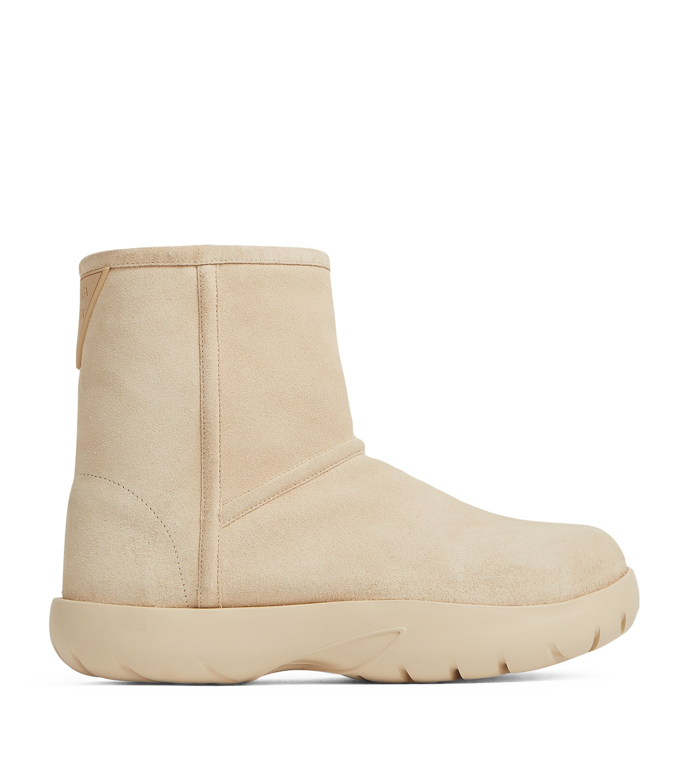 Bottega Veneta Snap Ankle Boot In Neutral