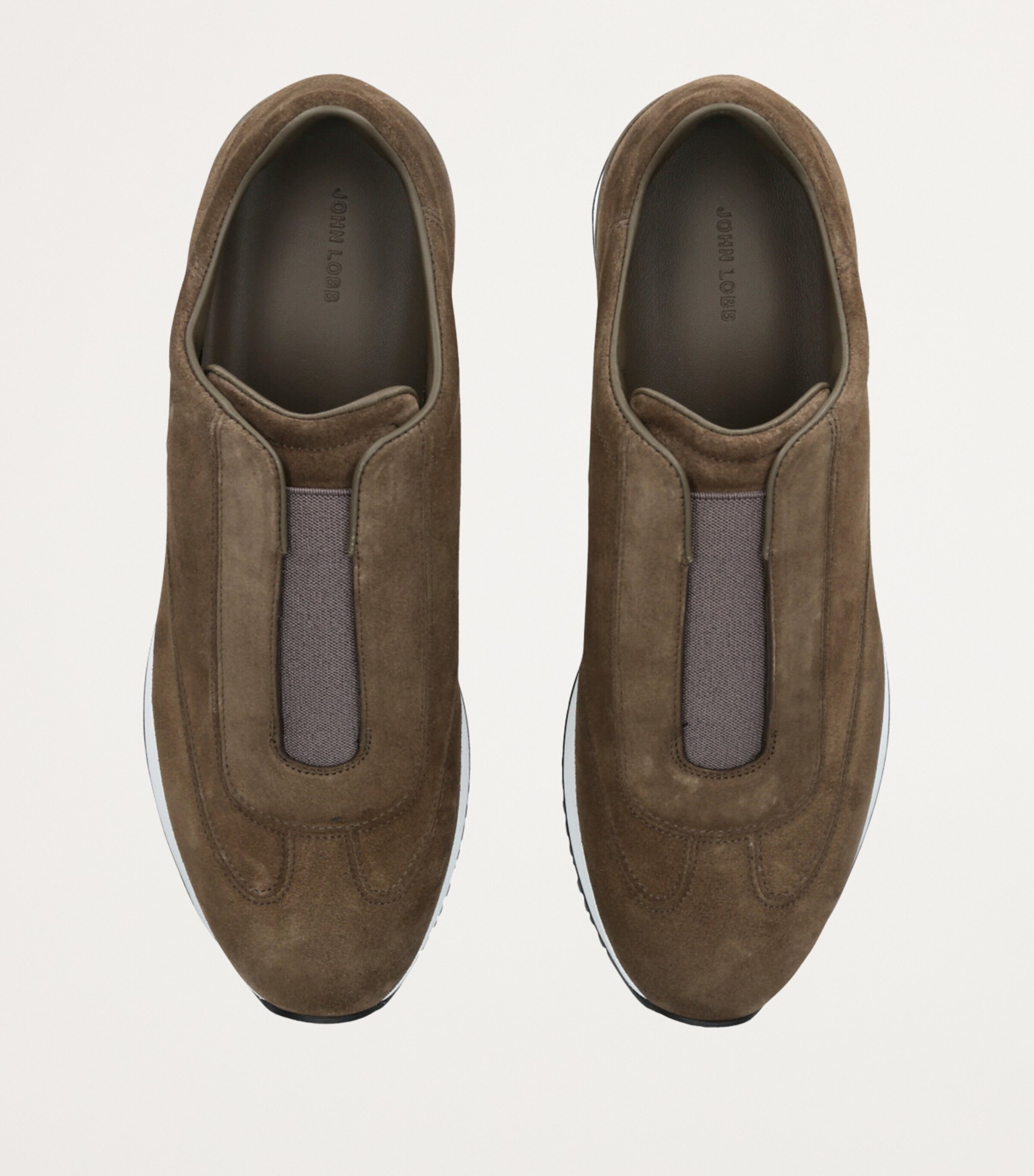 John Lobb Suede Lift Runner Sneakers Green Image 4