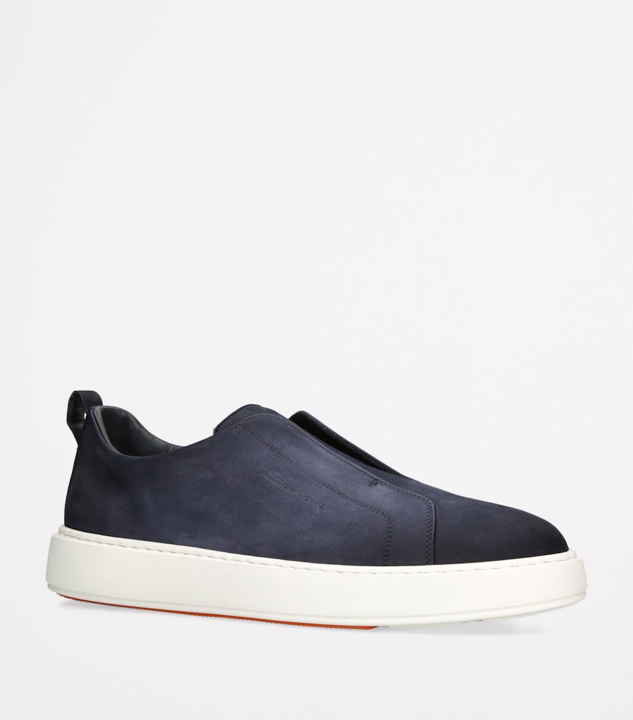 Suede Clean Icon Sneakers NAVY Image 3