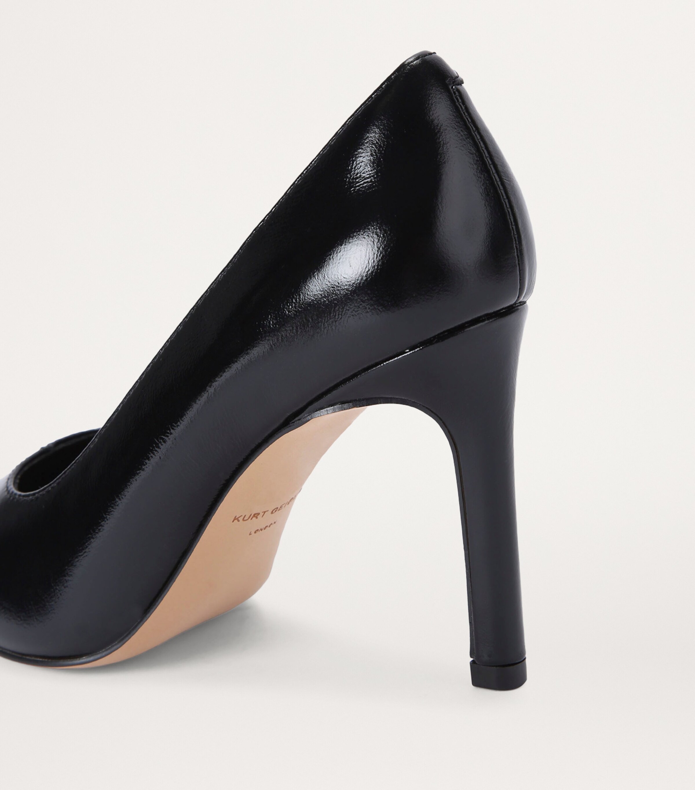 Kurt Geiger London Patent Leather Regent Pumps 90 Black Image 2