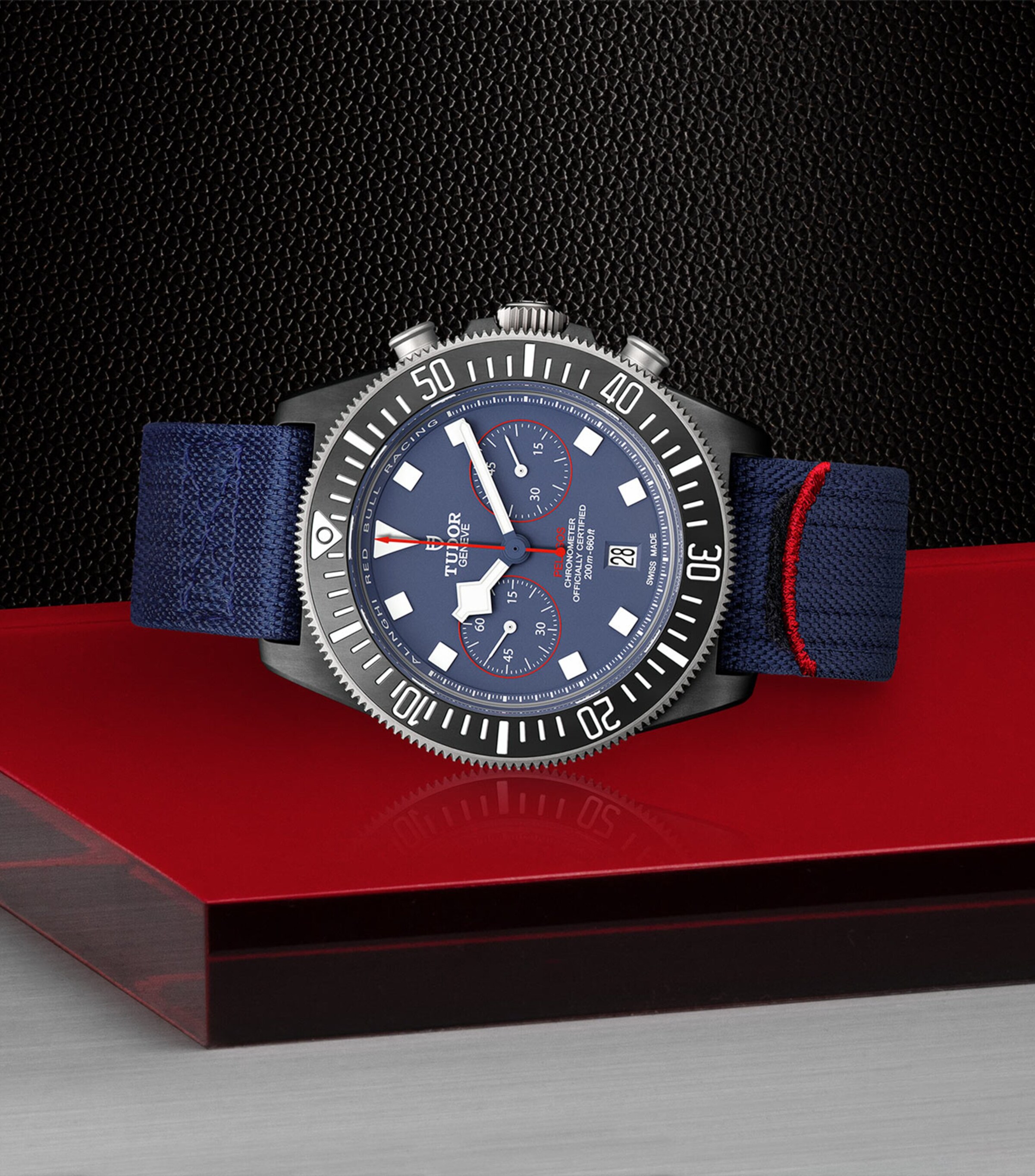 Carbon Composite Pelagos FXD Chronograph Watch 43mm BLUE Image 4