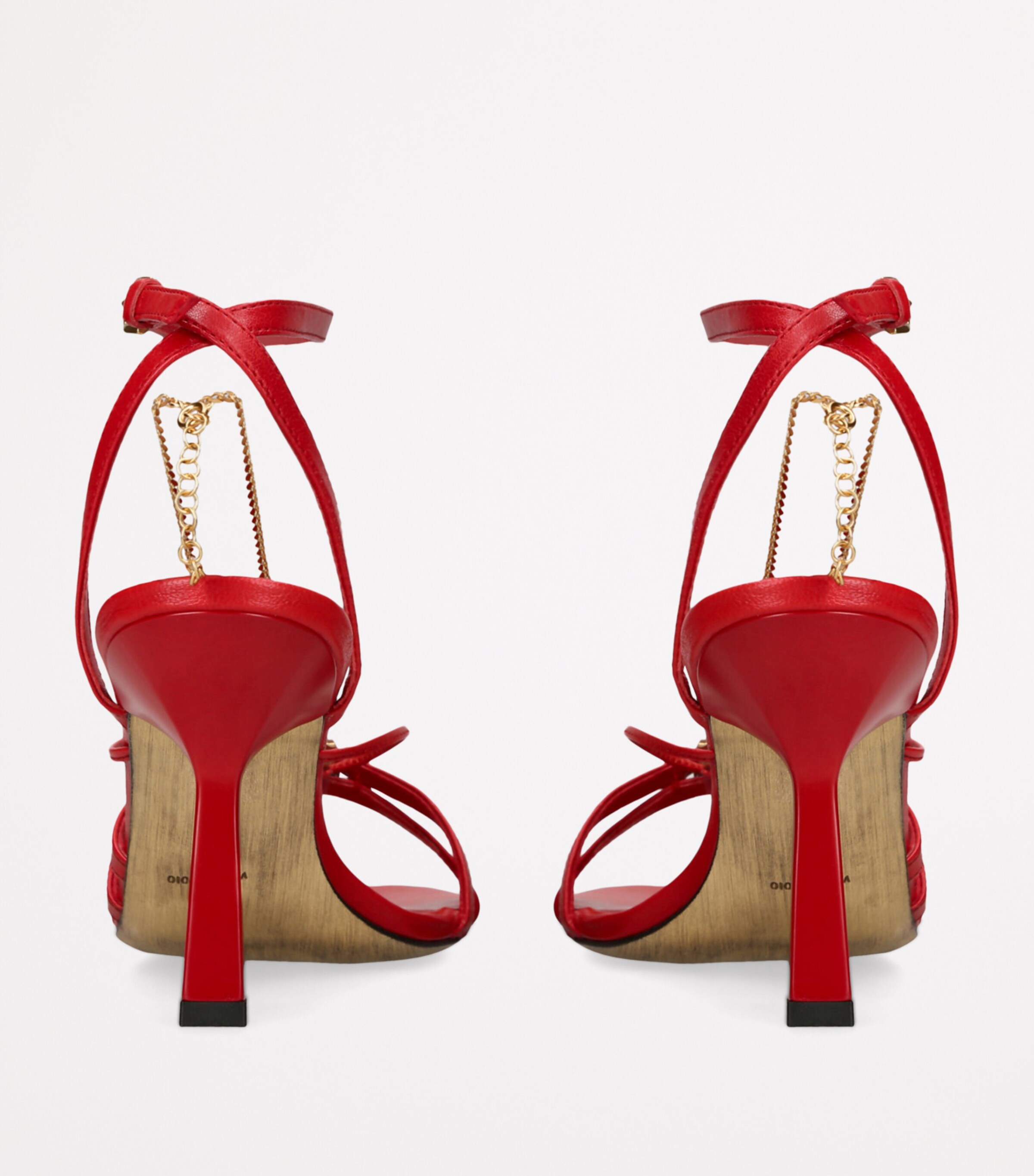 Golden Goose Leather Nico Heeled Sandals 90 | Harrods US