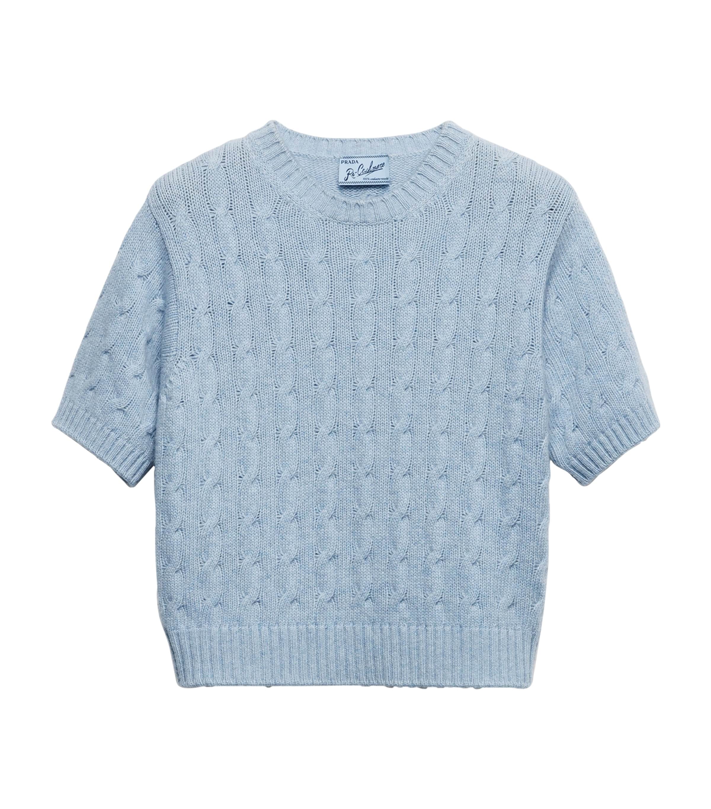 Prada Cashmere Cable-Knit Sweater | Harrods UK
