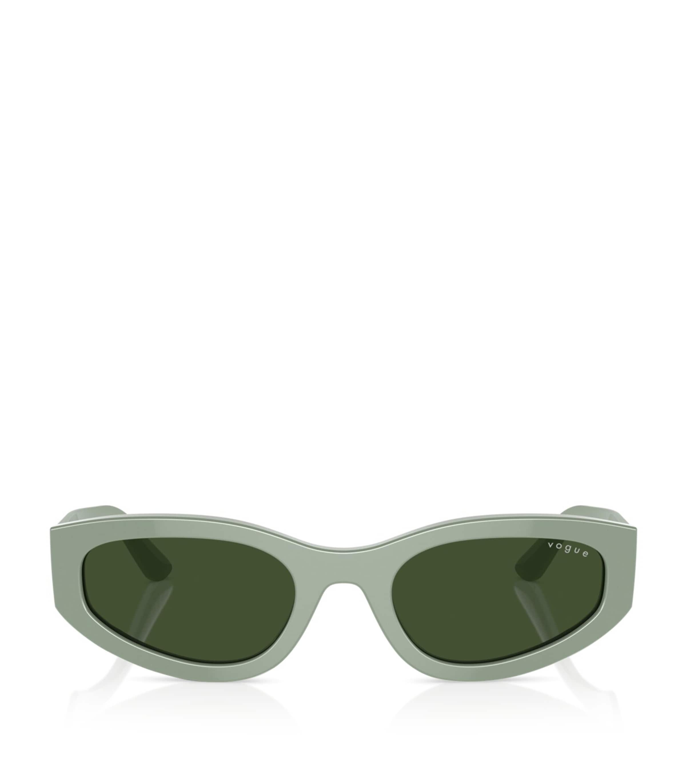 Shop Vogue Acetate Vo5585s Sunglasses In Green