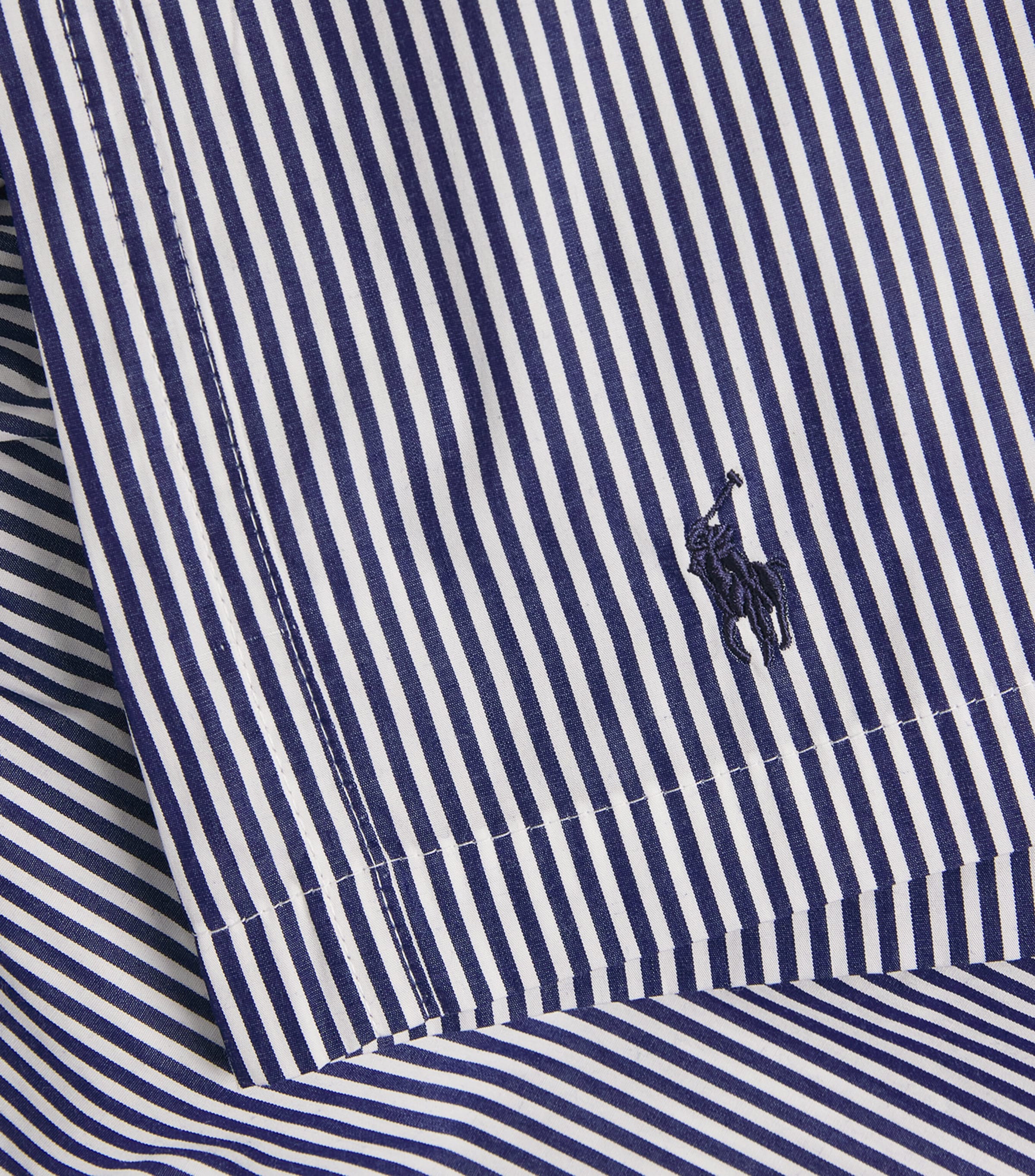 Polo Ralph Lauren Womens Stripe Pyjama Shorts Wht Cloud Blue Image 6