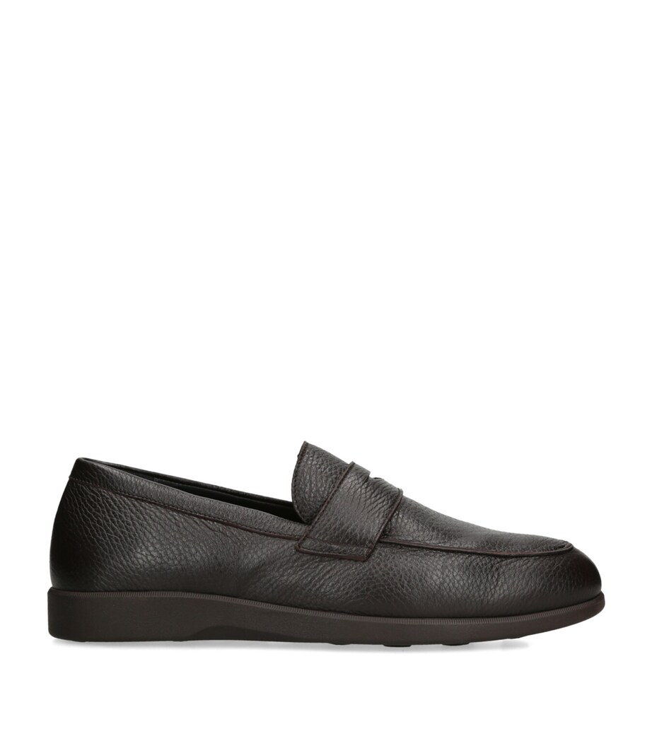 Leather Harley Loafers DARK BROWN Image 1