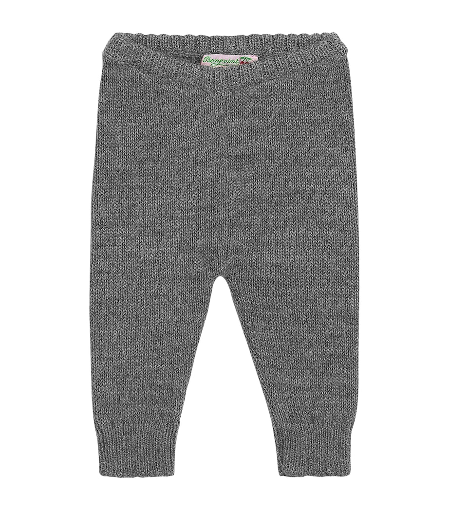Cashmere Leggings (1-18 Months) GRIS CHINE C. Image 1
