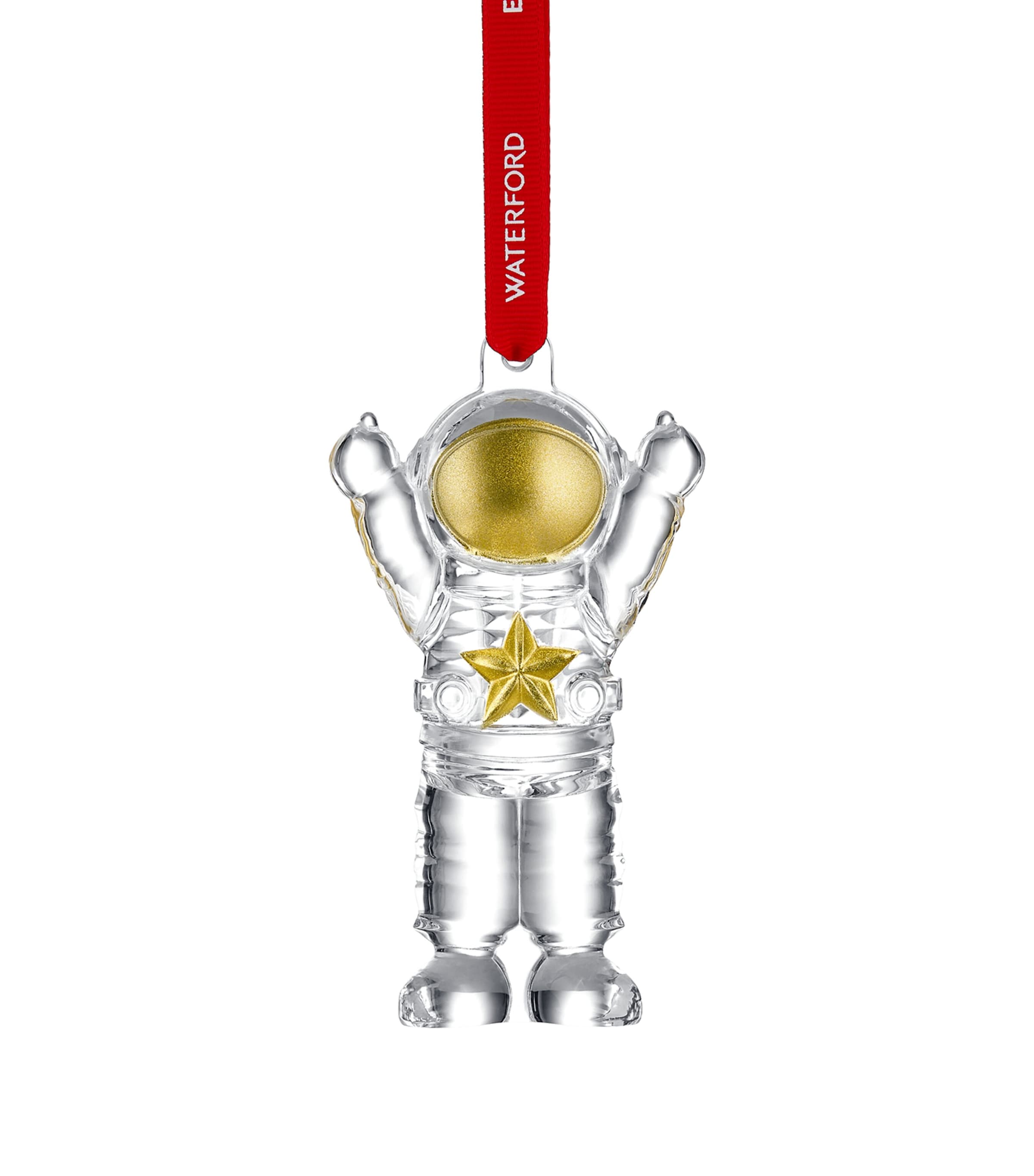 Waterford Rocket Man Ornament In Transparent