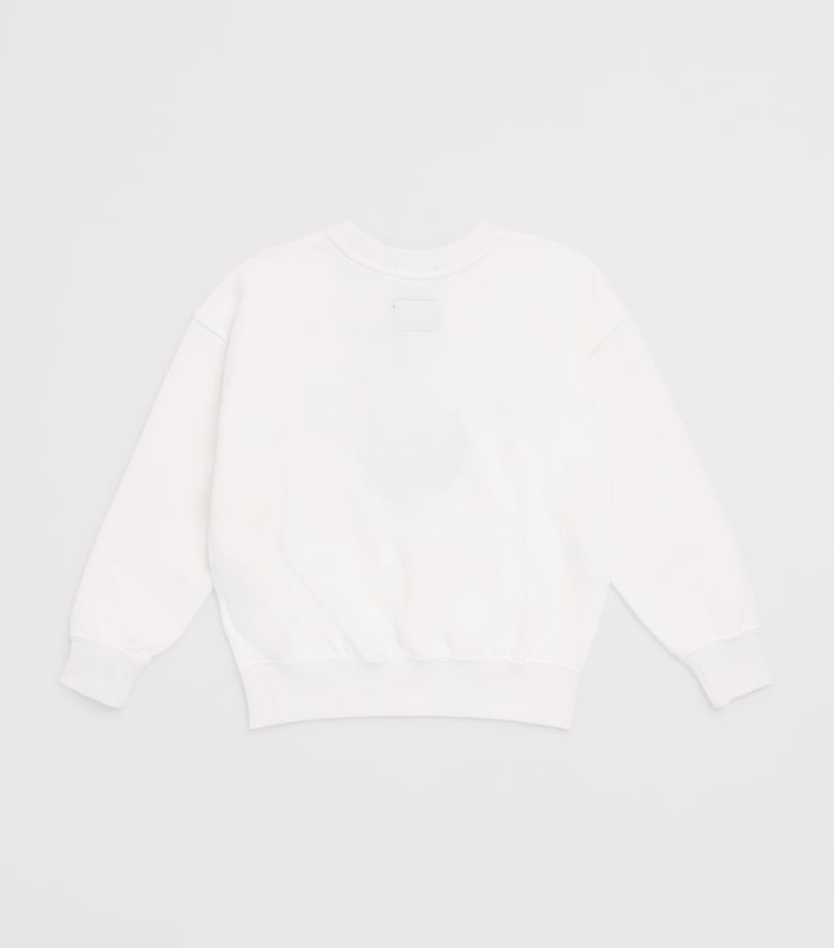 Ralph Lauren Kids x Wimbledon Embroidered Sweatshirt (7-14 Years) Ceramic White Image 2