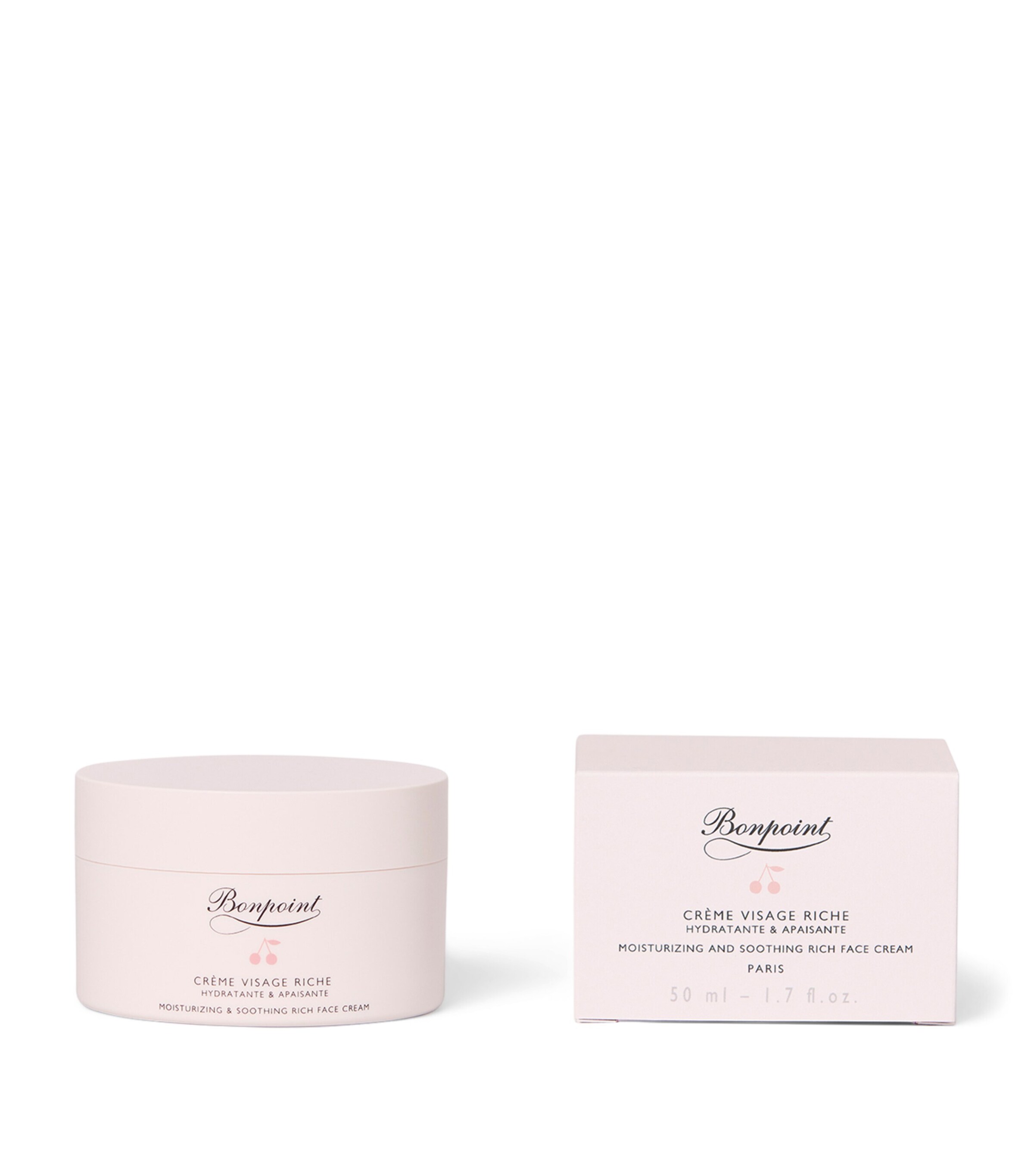 Moisturising and Soothing Rich Face Cream (50ml) ROSE PALE Image 3