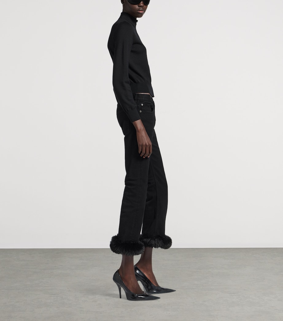 Wool Zip-Up Cardigan 1000 Image 4