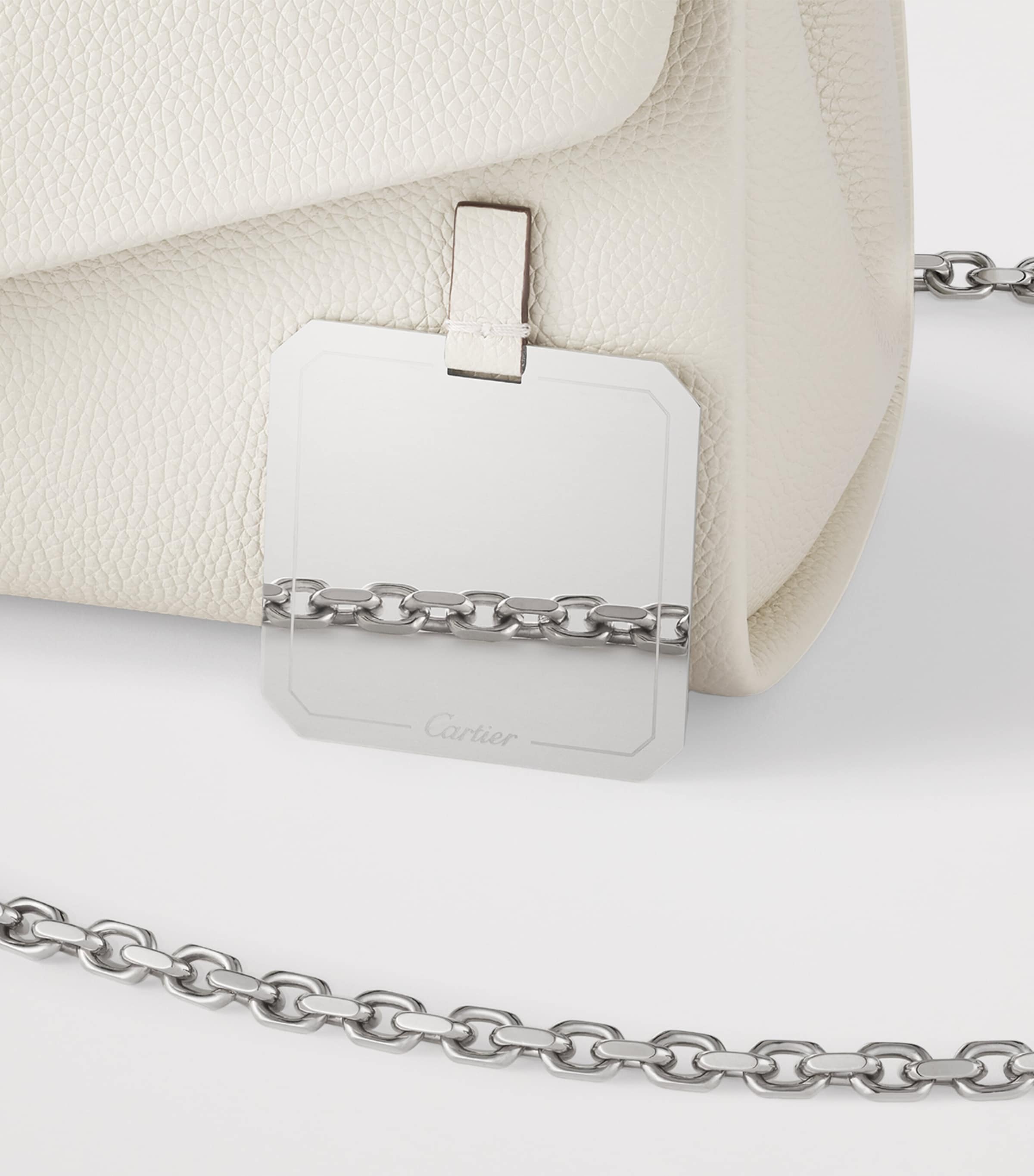 Small Panthère Graphique de Cartier Chain Bag SALT WHITE Image 5