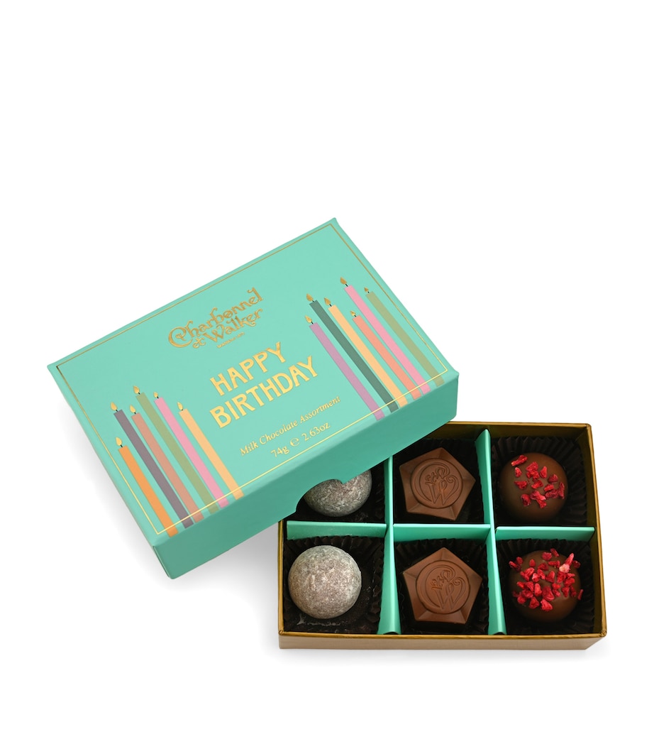 Charbonnel et Walker Happy Birthday Milk Chocolate Truffles (74g) Image 2